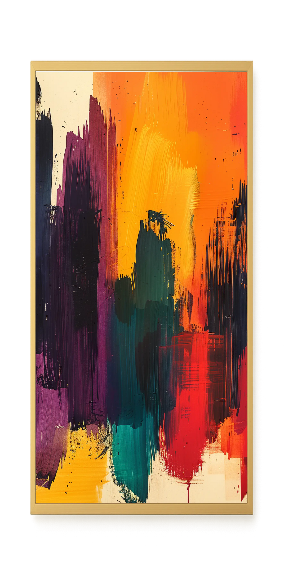 Abstract Color Painting Canvas Wall Art