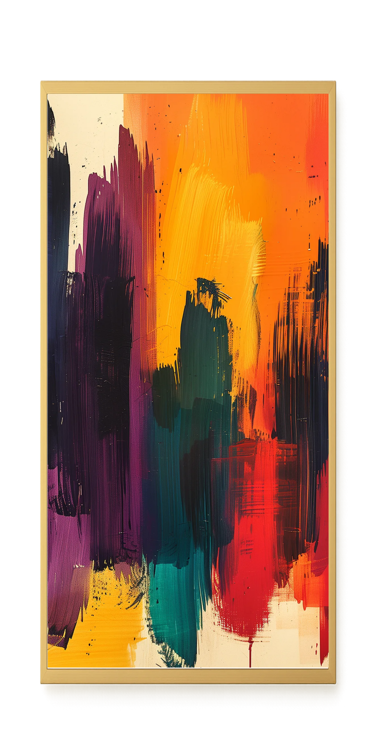 Abstract Color Painting Canvas Wall Art