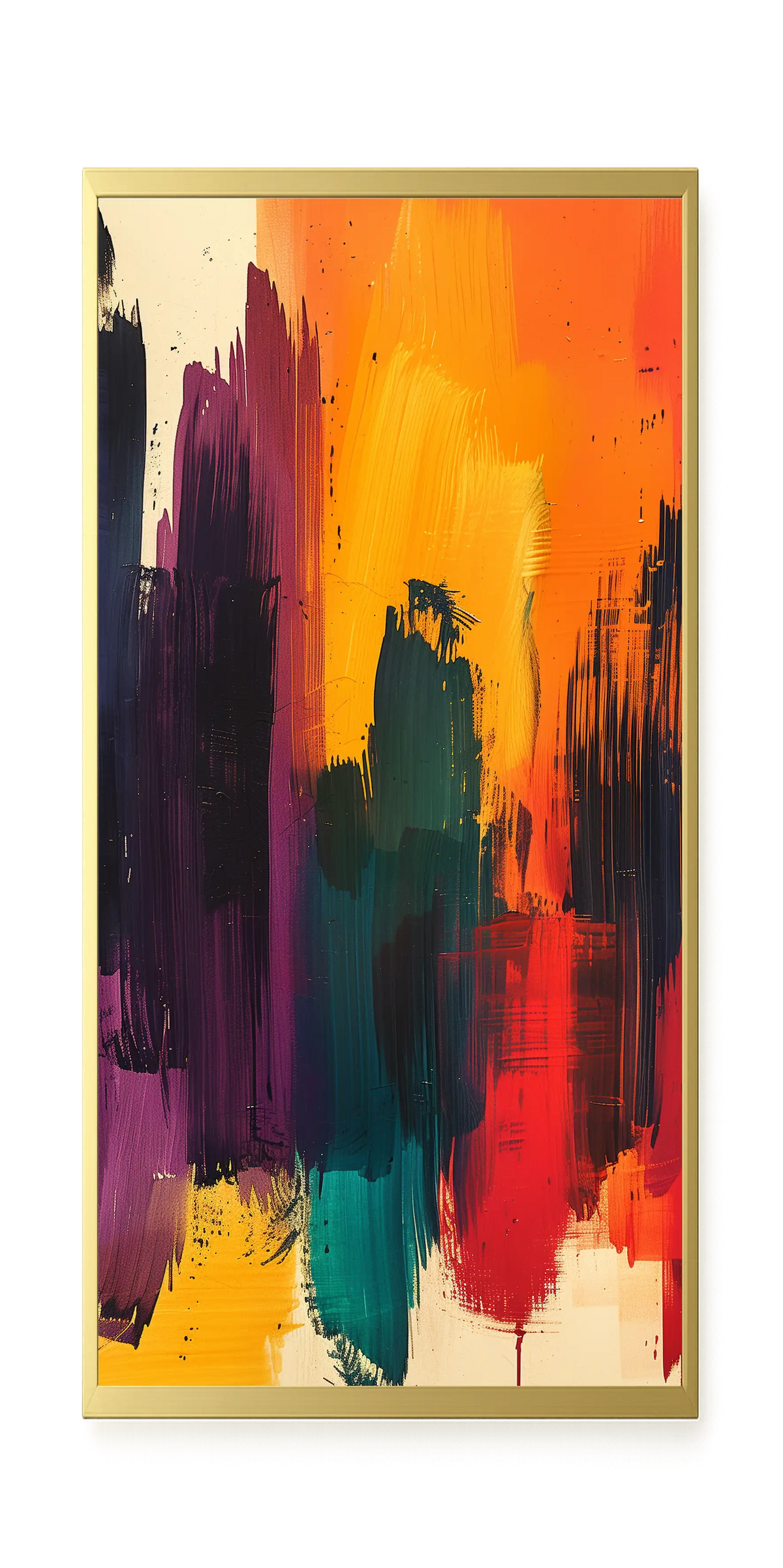 Abstract Color Painting Canvas Wall Art