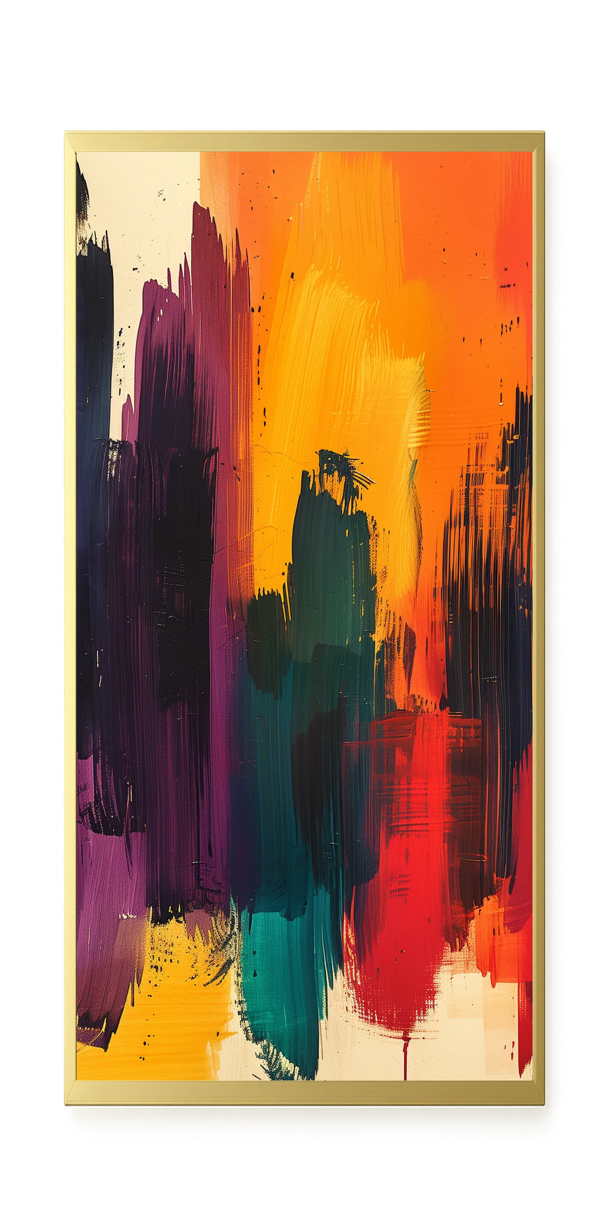 Abstract Color Painting Canvas Wall Art