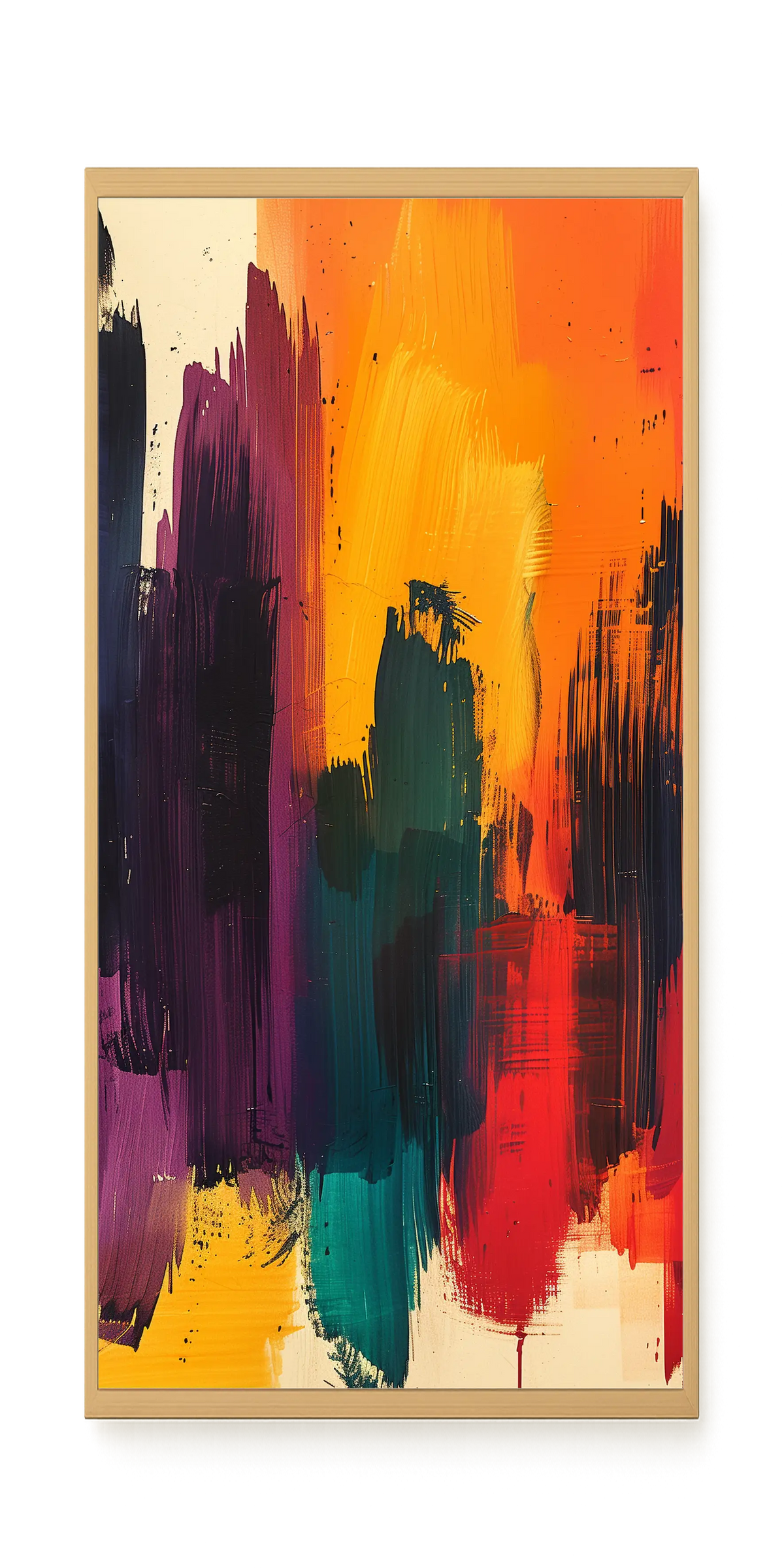 Abstract Color Painting Canvas Wall Art