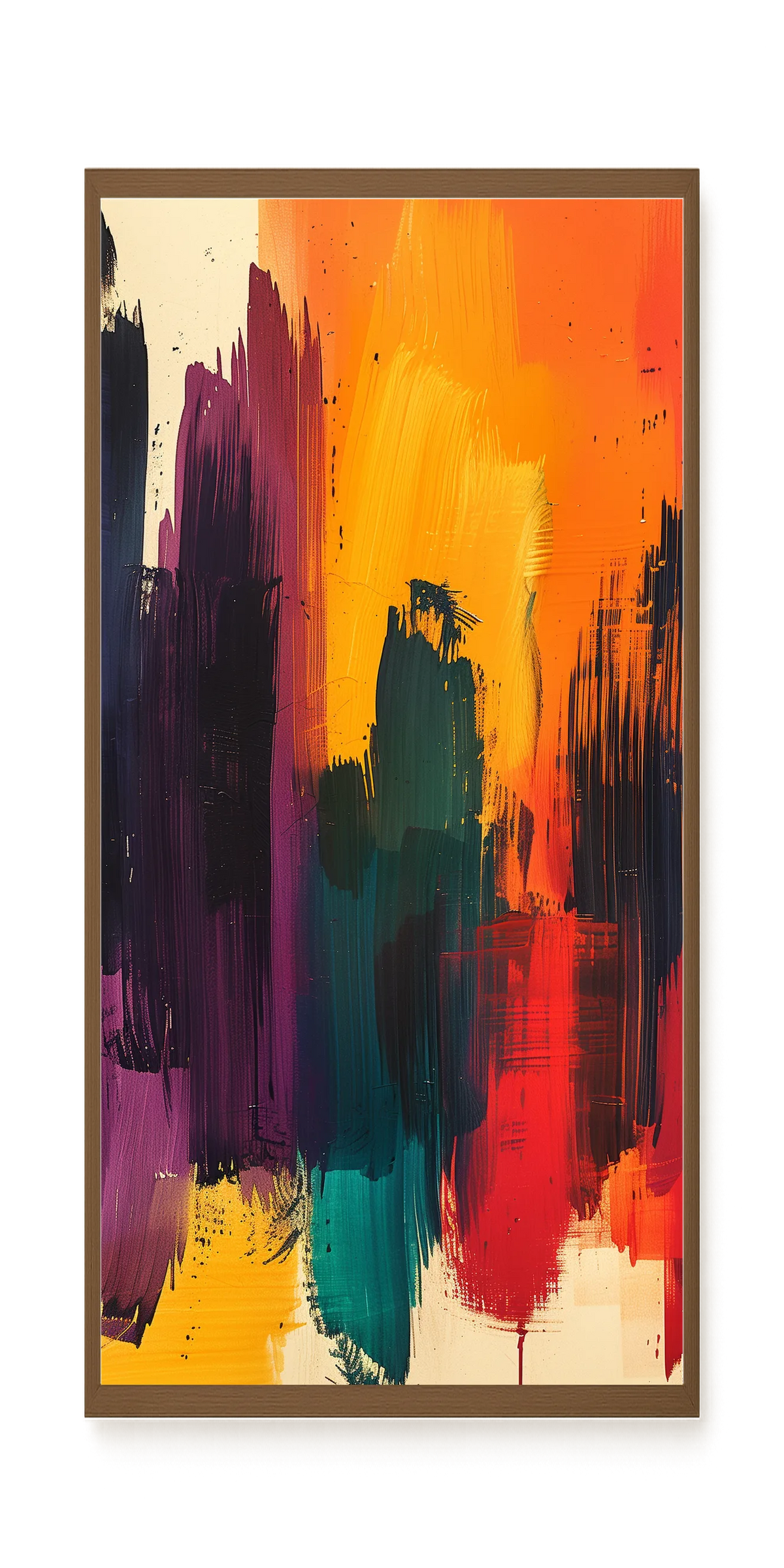 Abstract Color Painting Canvas Wall Art
