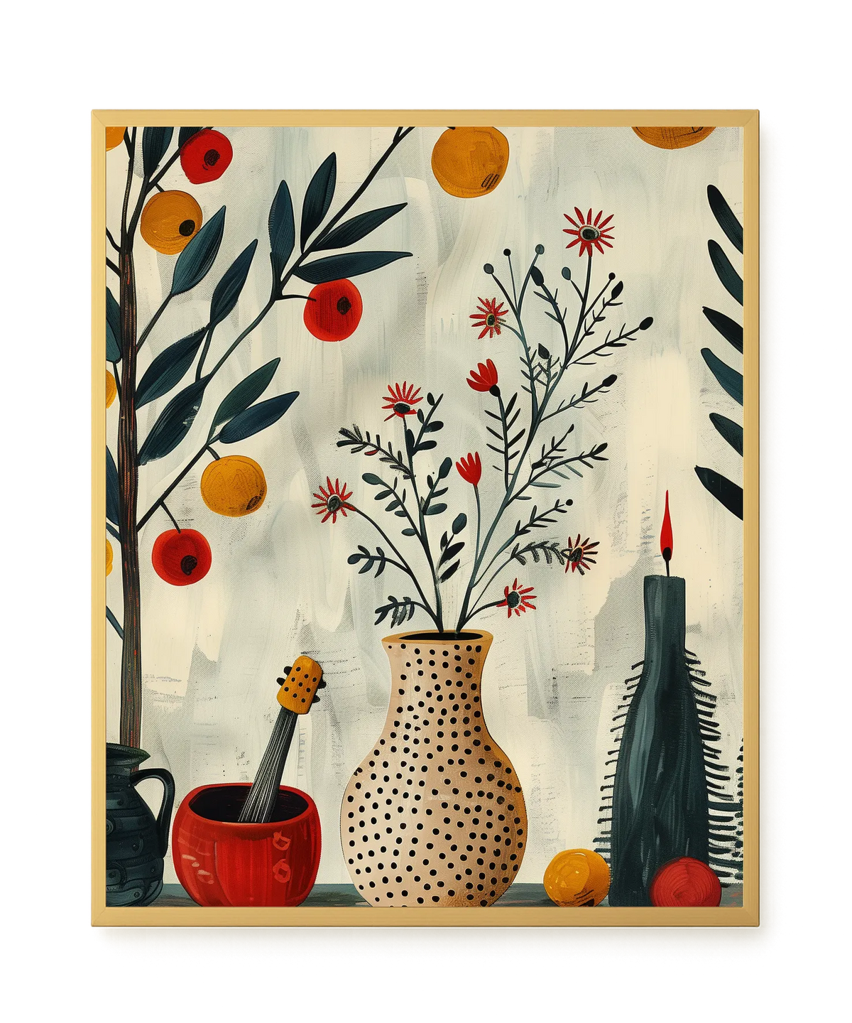 Artistic Still Life Canvas Print