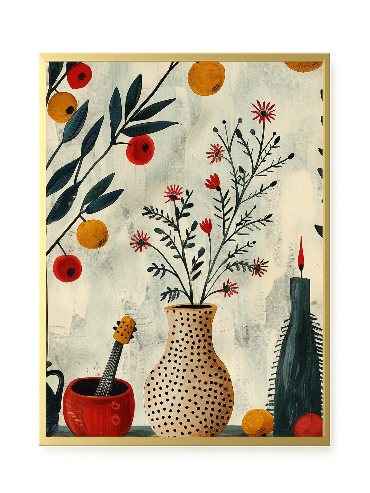 Artistic Still Life Canvas Print