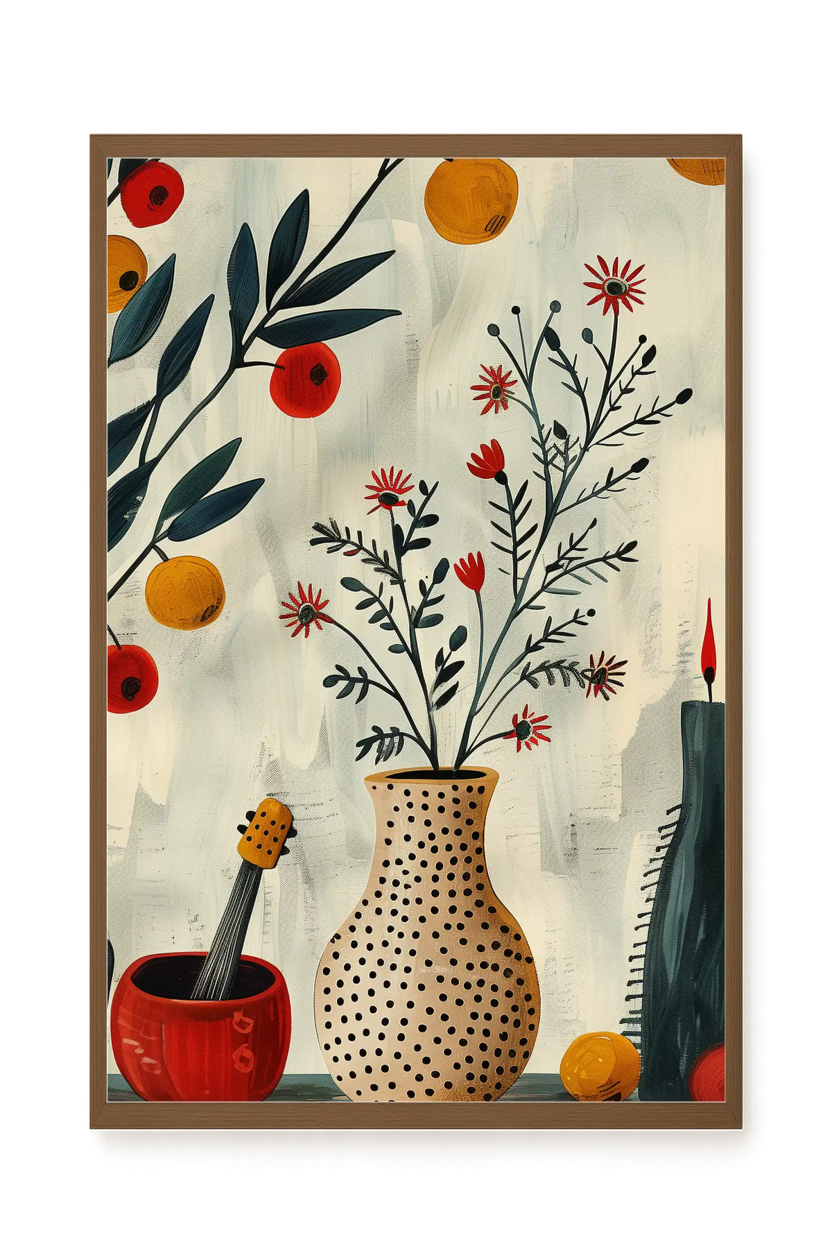 Artistic Still Life Canvas Print