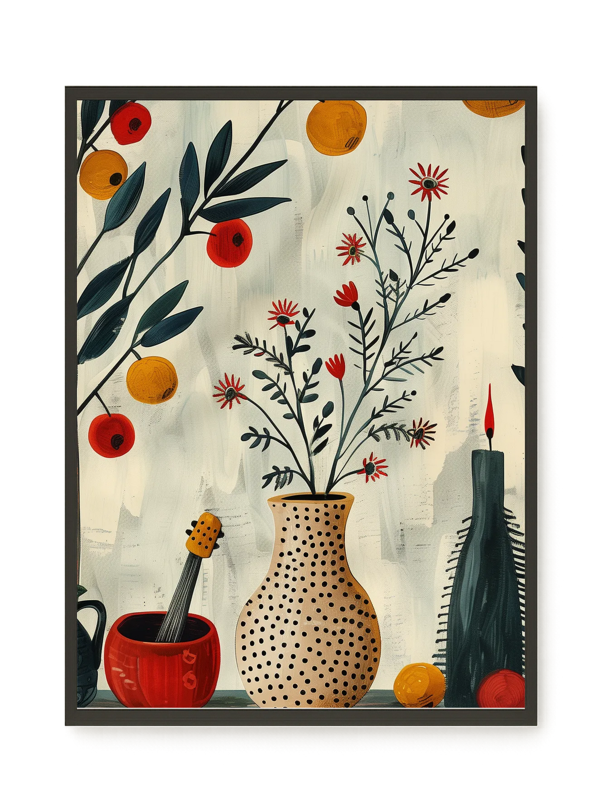 Artistic Still Life Canvas Print