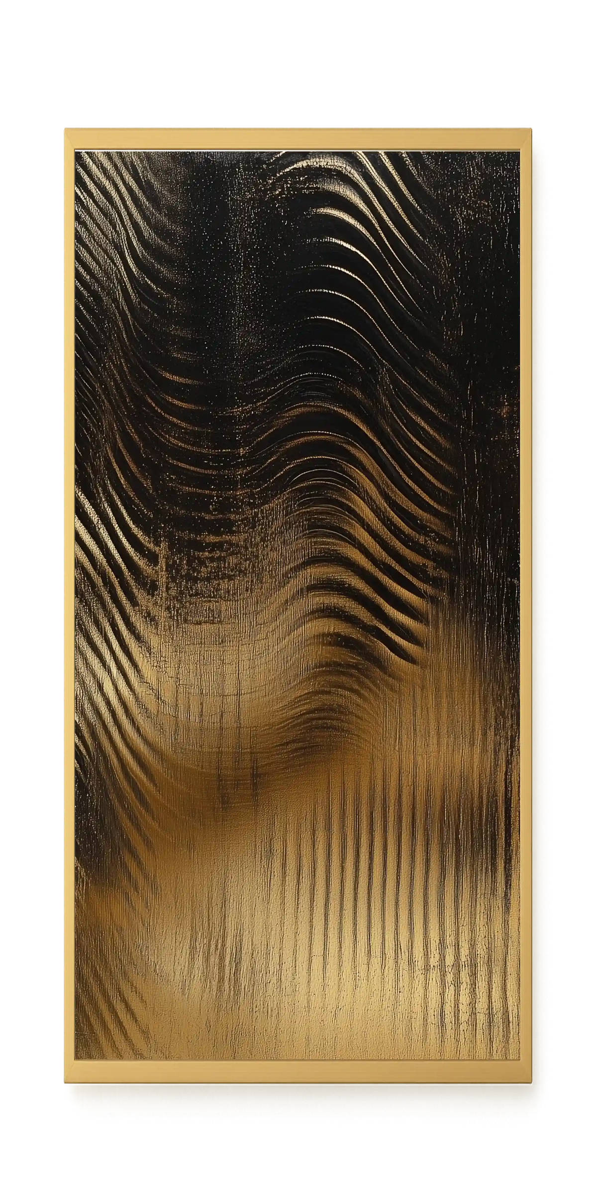 Golden Waves Canvas Print