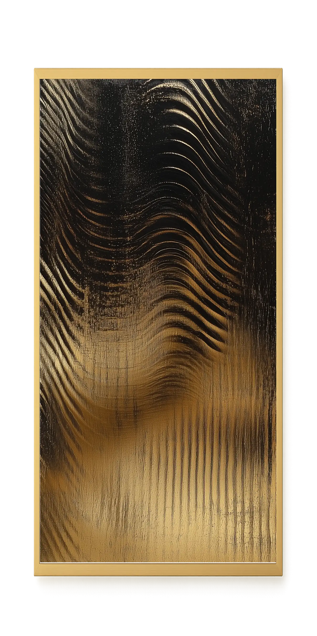 Golden Waves Canvas Print
