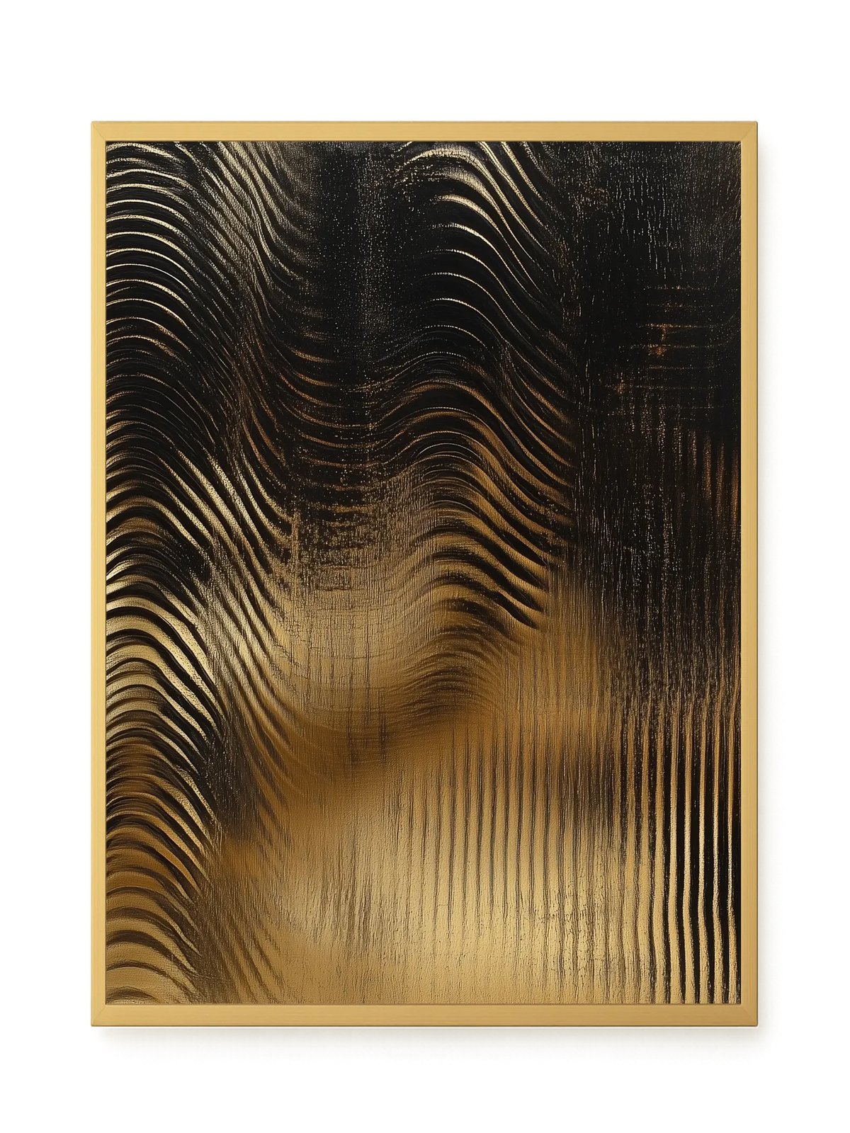 Golden Waves Canvas Print