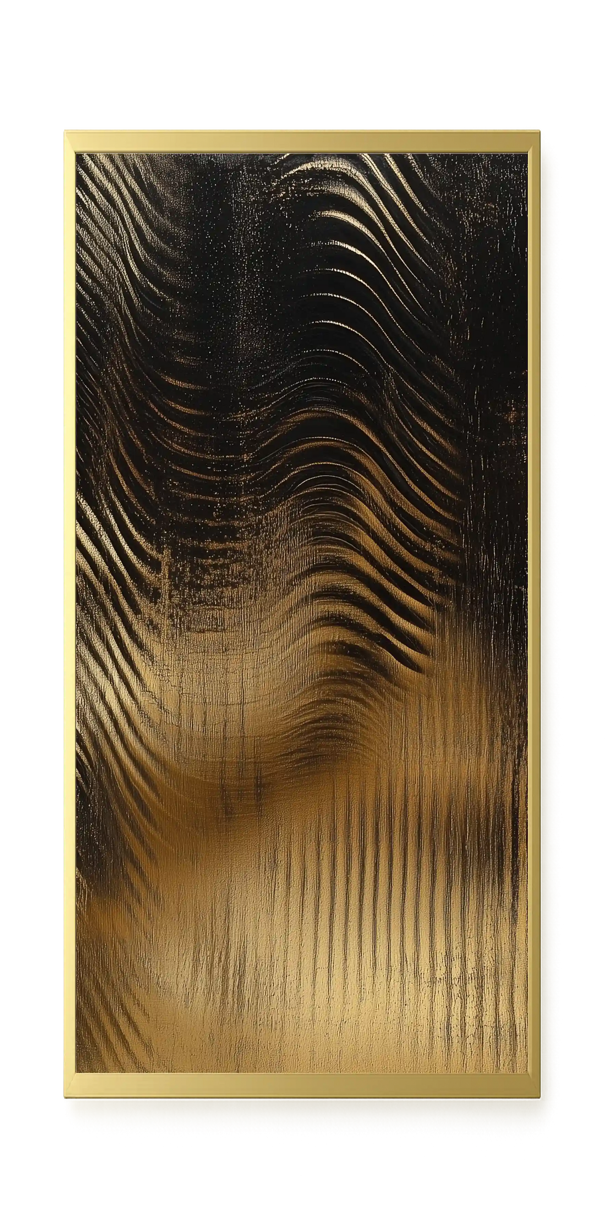 Golden Waves Canvas Print