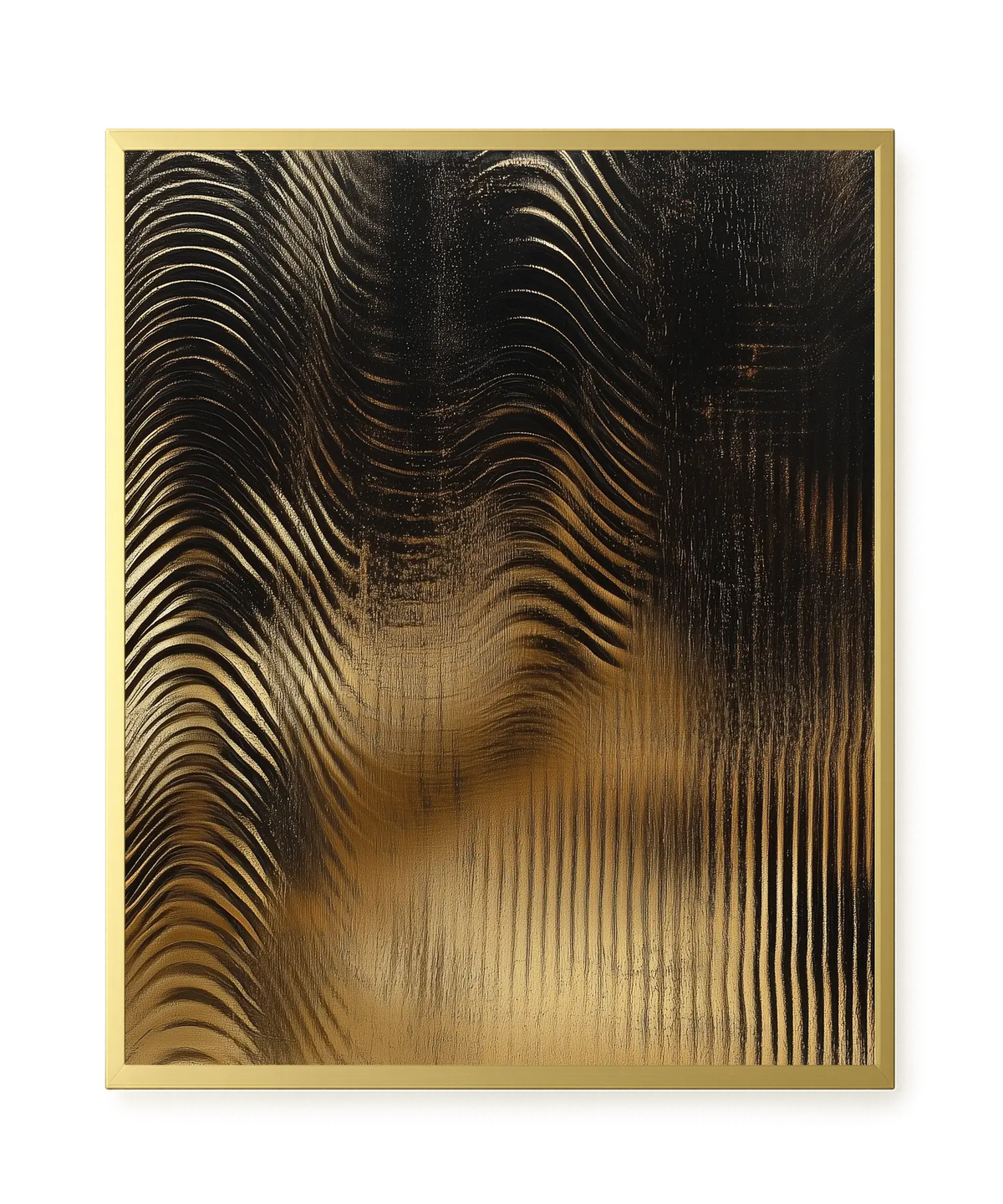 Golden Waves Canvas Print