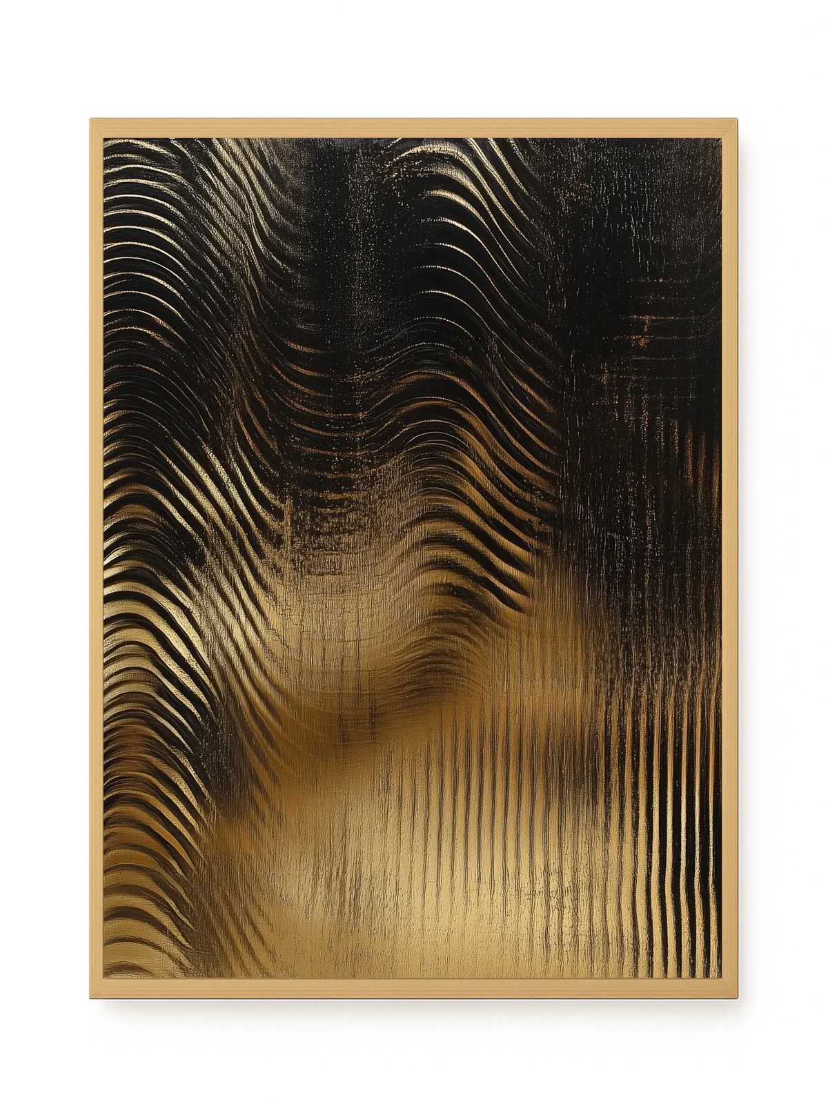 Golden Waves Canvas Print