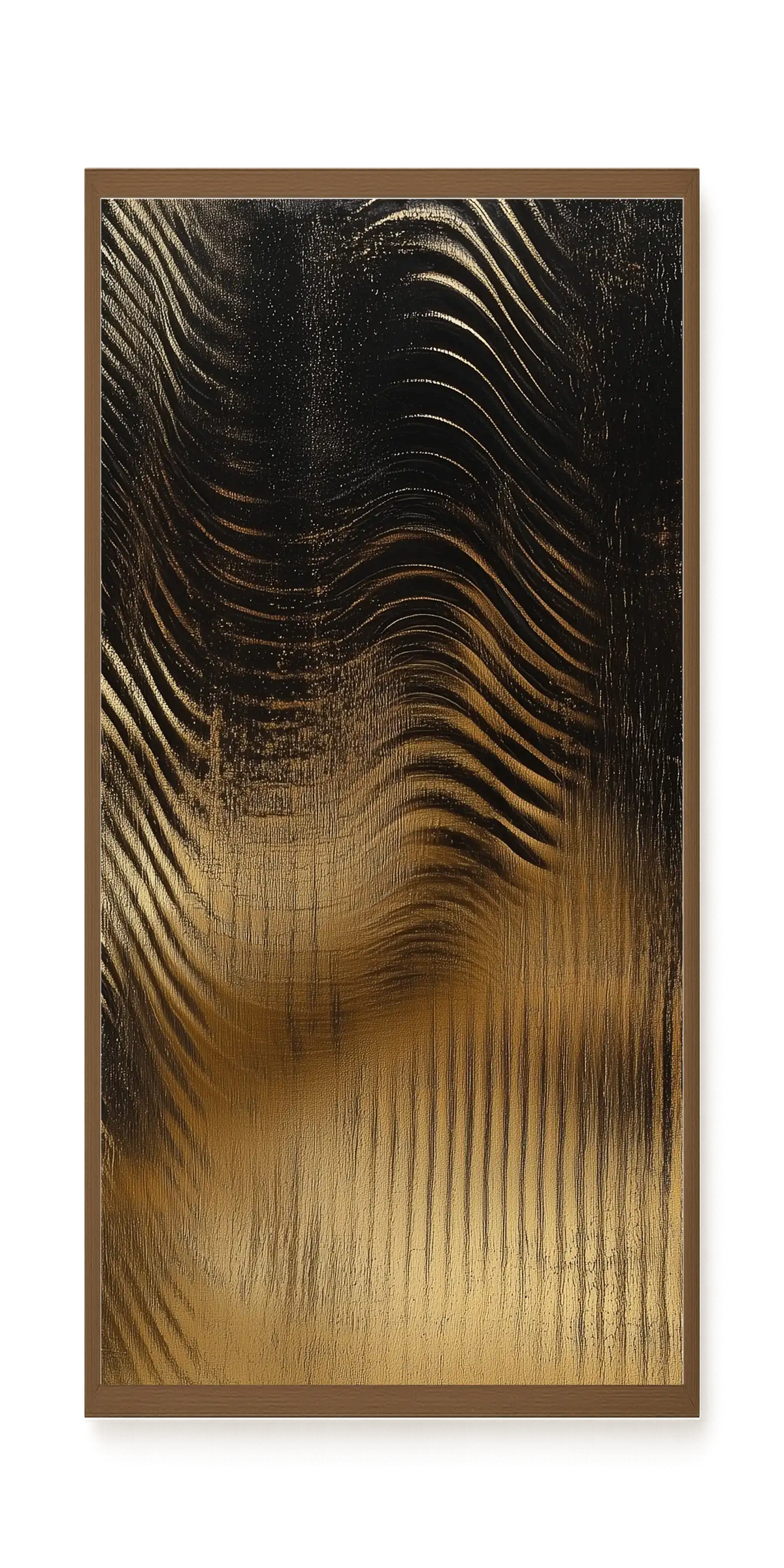 Golden Waves Canvas Print