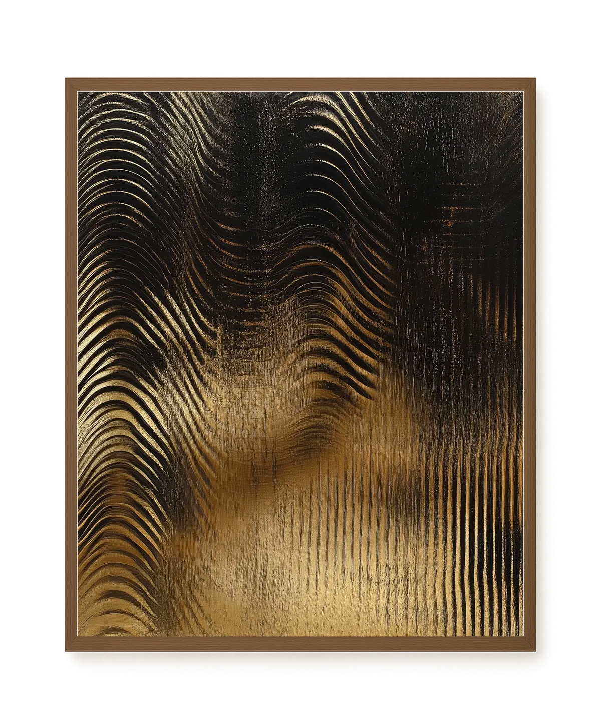 Golden Waves Canvas Print
