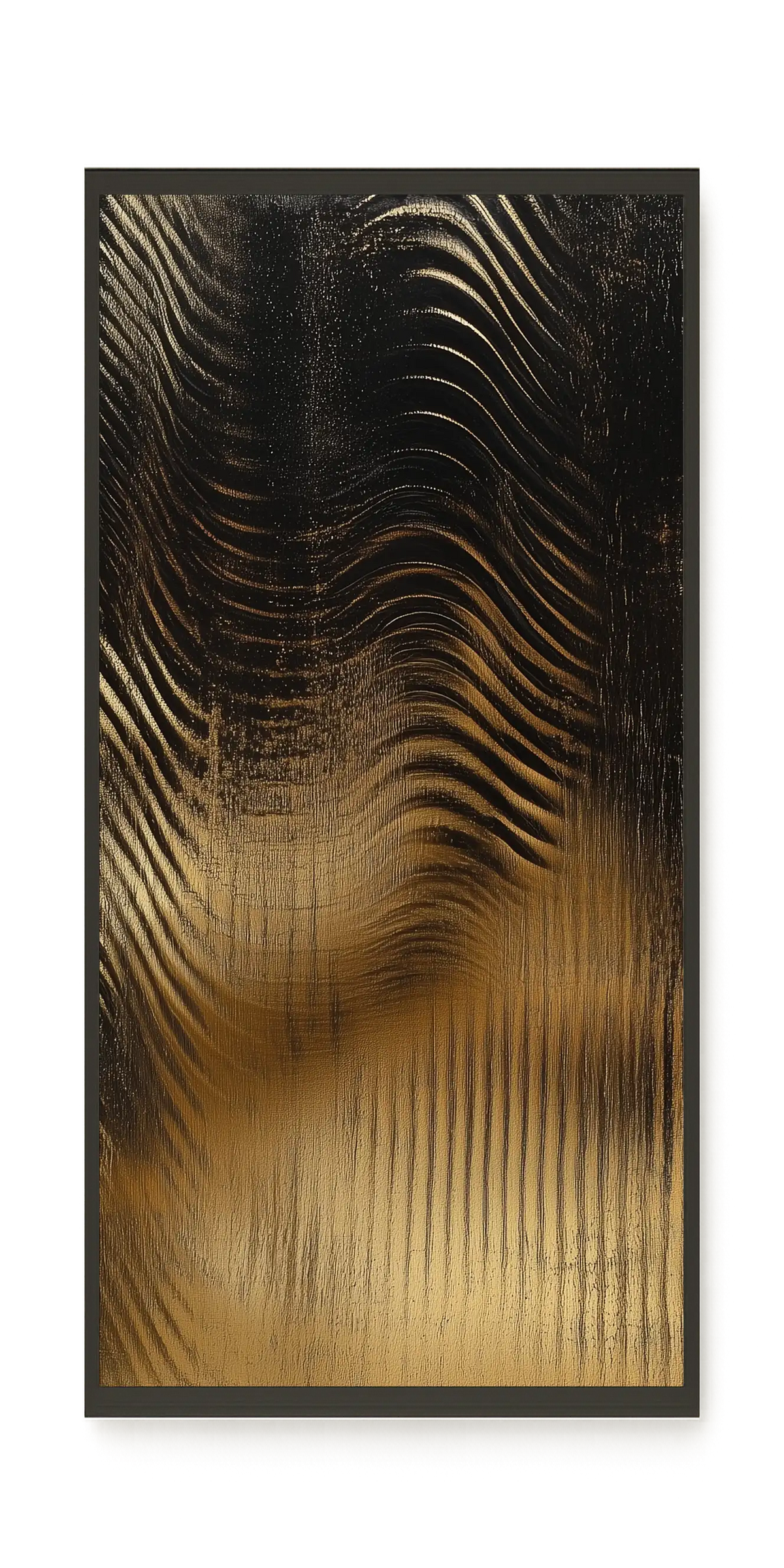 Golden Waves Canvas Print