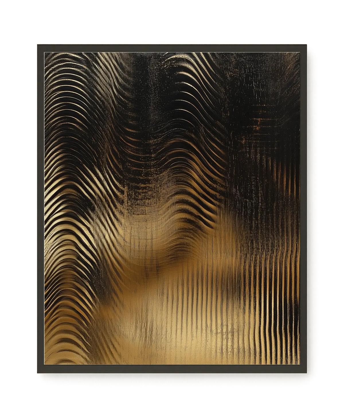 Golden Waves Canvas Print