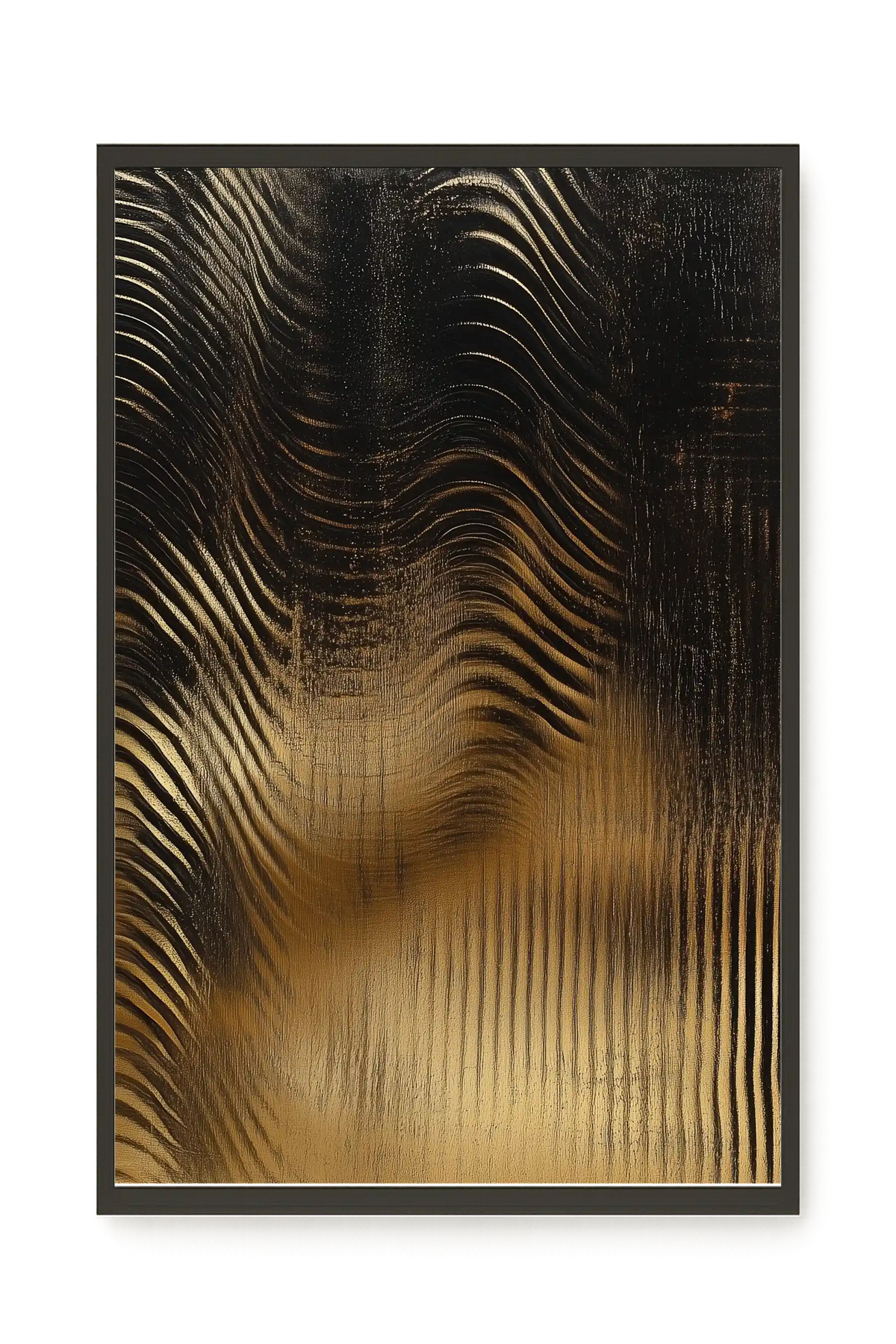 Golden Waves Canvas Print