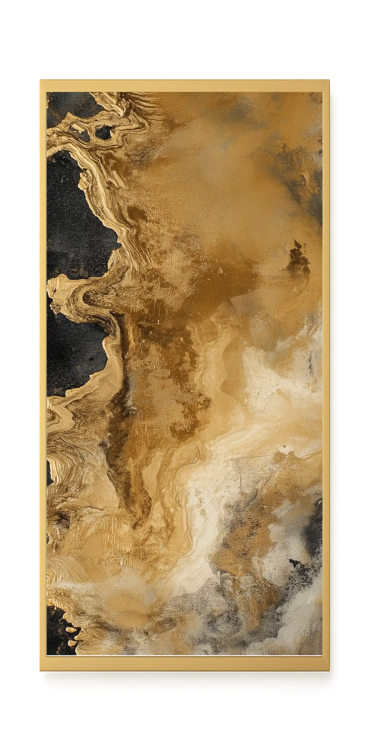 Metallic Flow Canvas Print