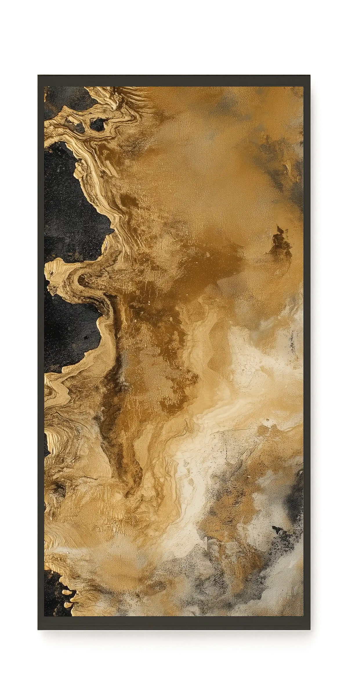 Metallic Flow Canvas Print