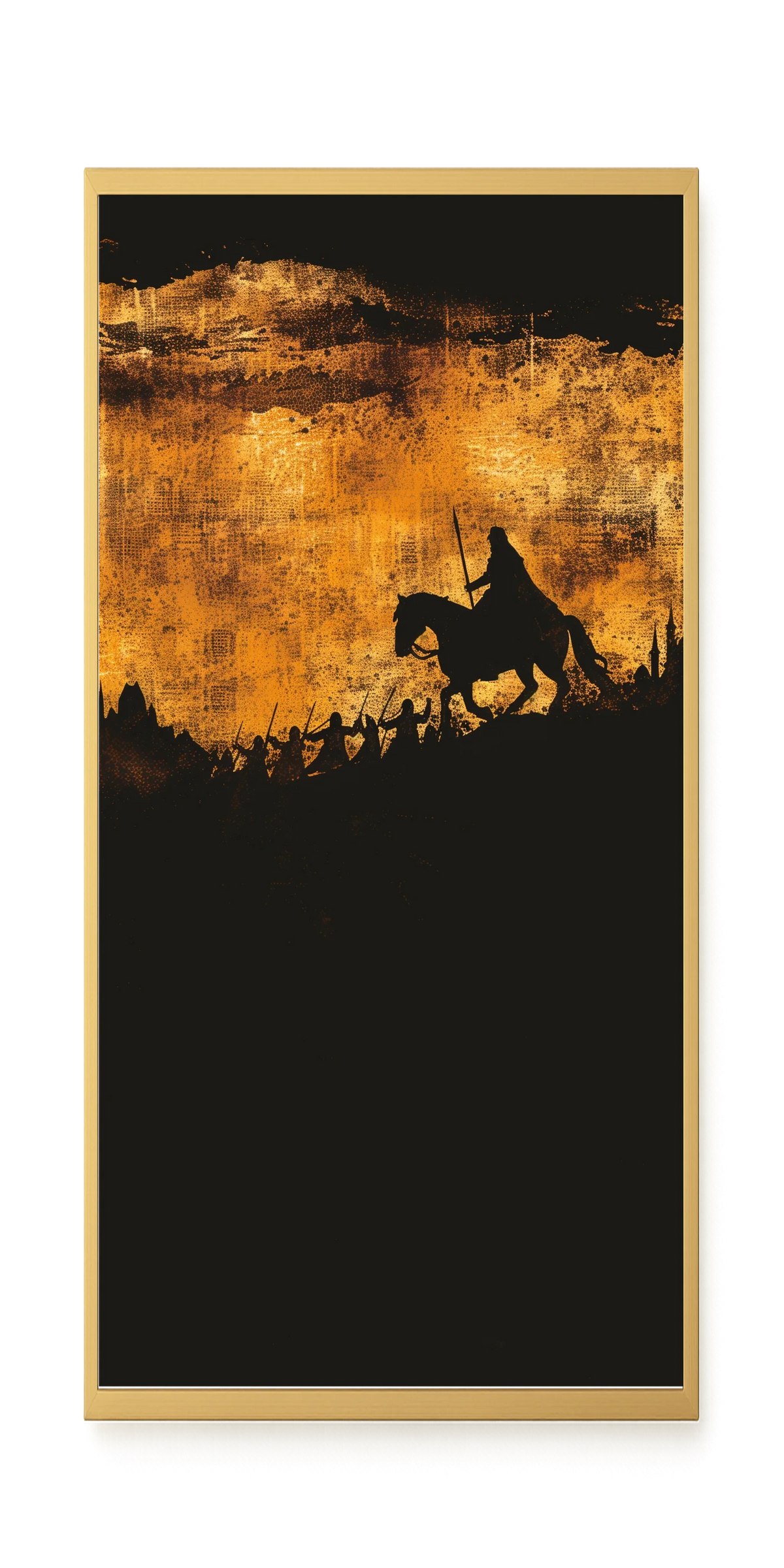 Shadow Rider Canvas Wall Art