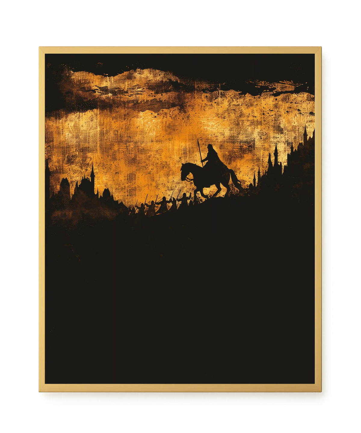 Shadow Rider Canvas Wall Art