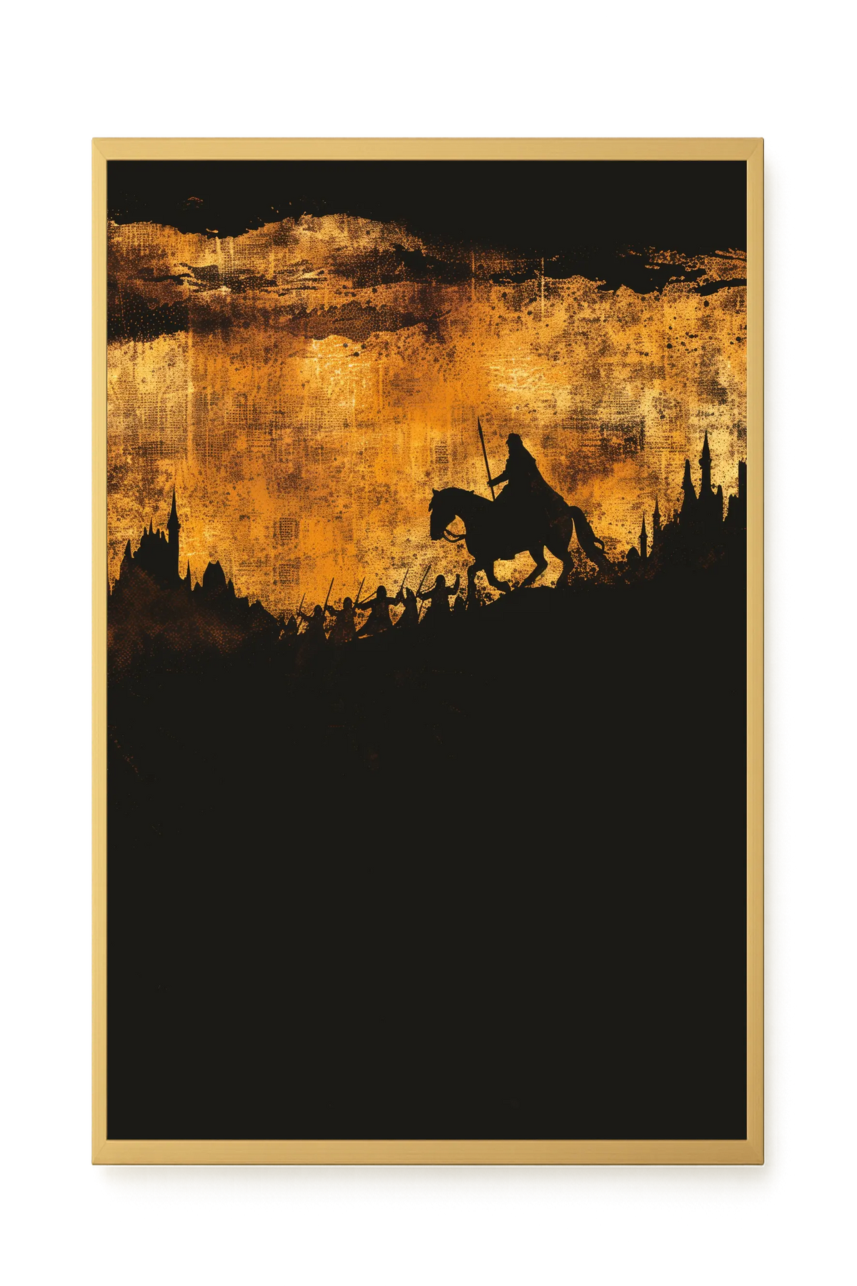 Shadow Rider Canvas Wall Art