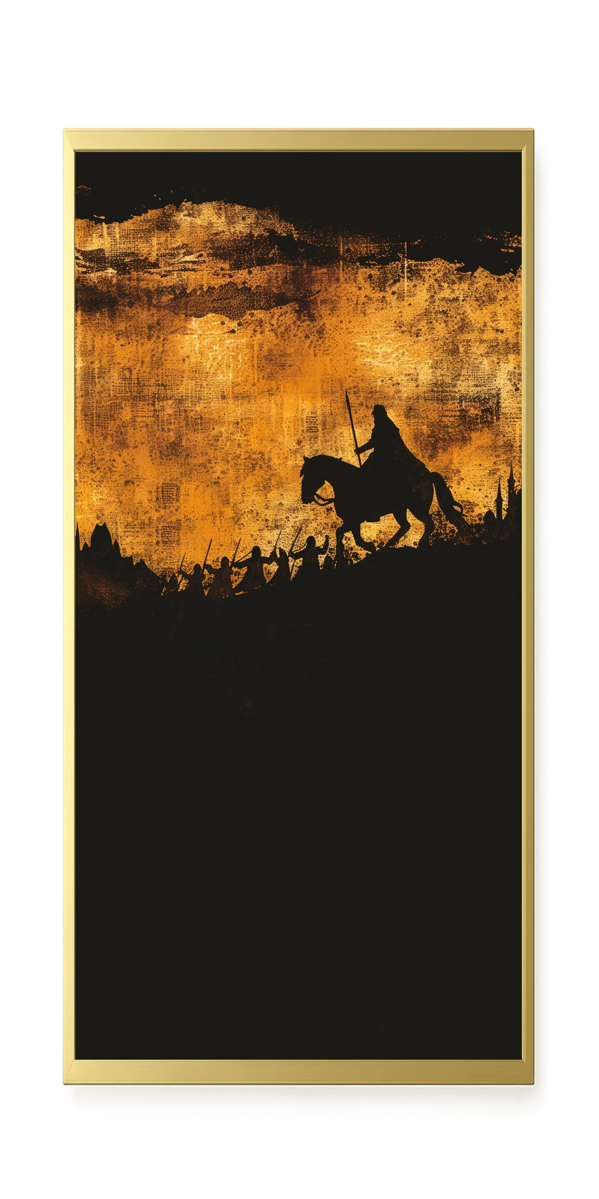 Shadow Rider Canvas Wall Art