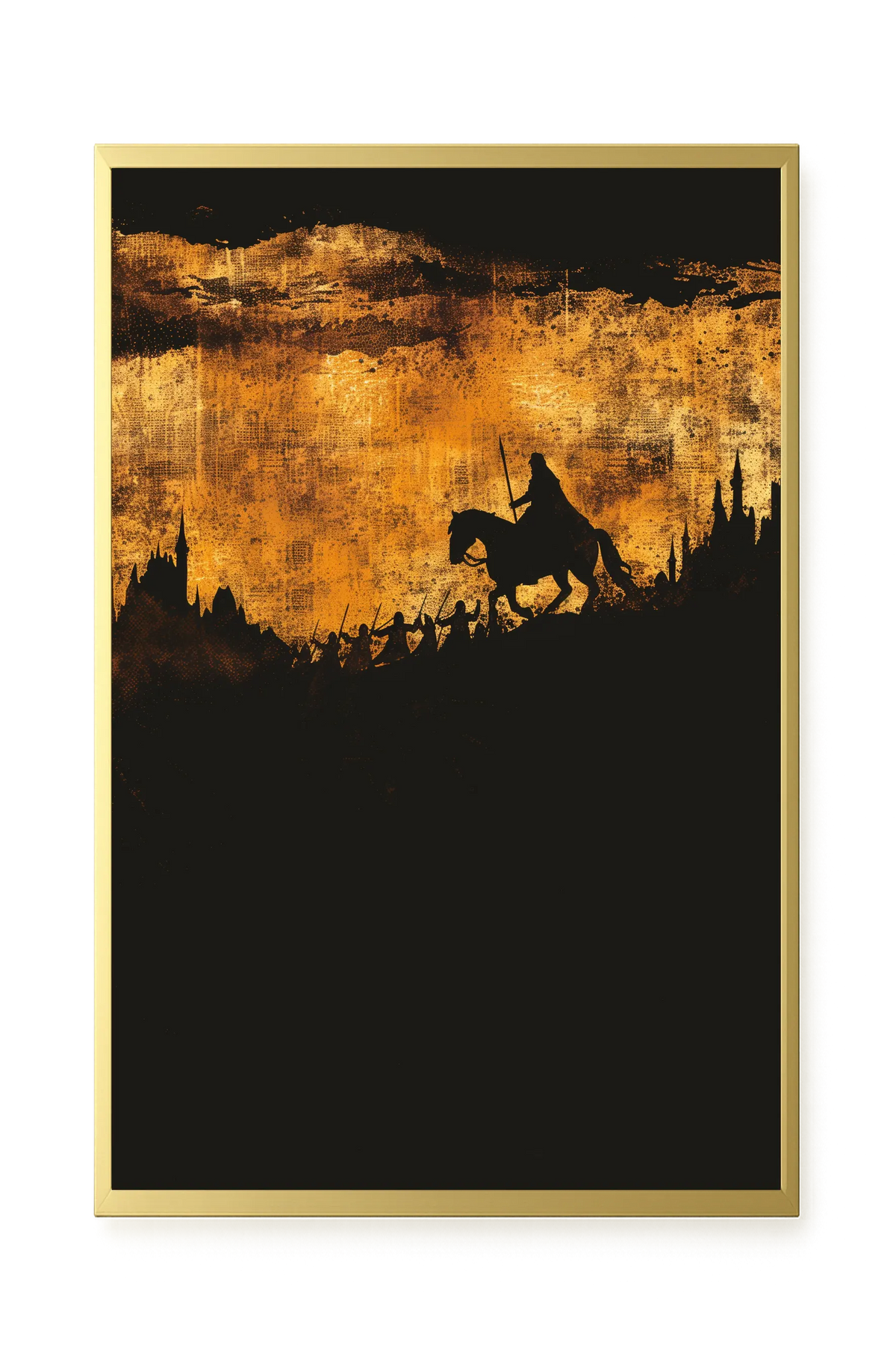 Shadow Rider Canvas Wall Art