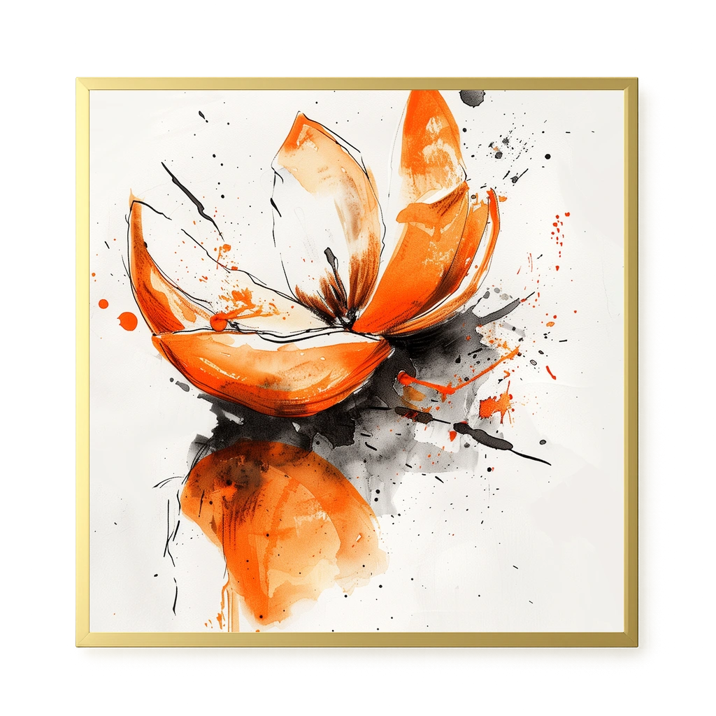 Abstract Petals Canvas Wall Art