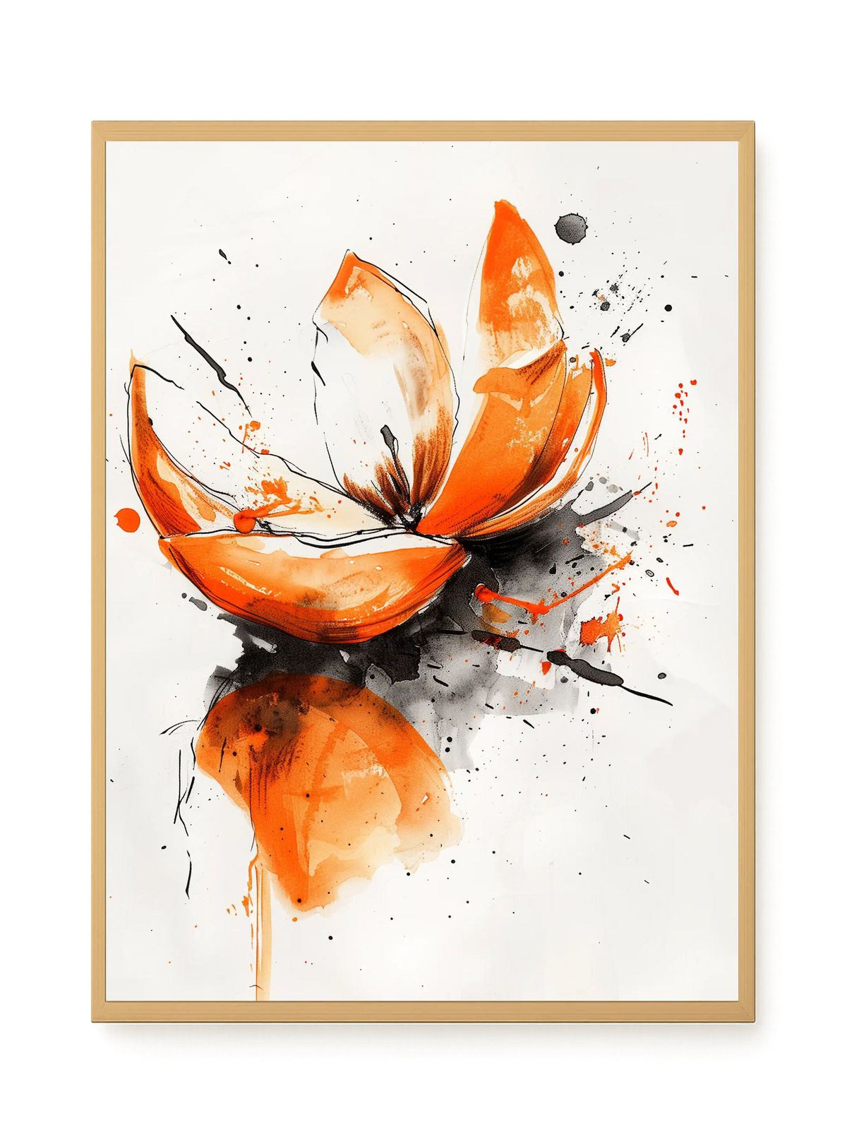 Abstract Petals Canvas Wall Art