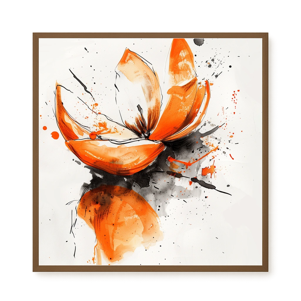 Abstract Petals Canvas Wall Art