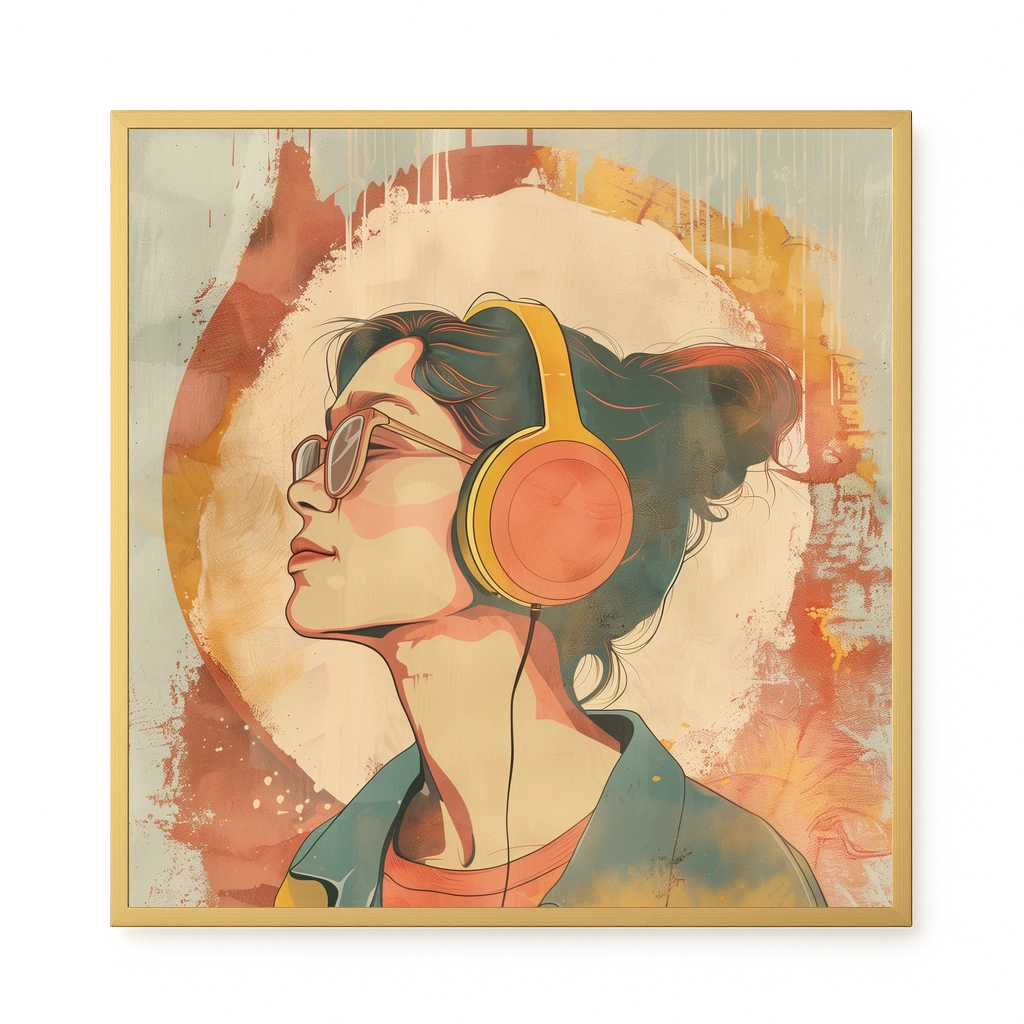 Listening Calm Canvas Wall Art