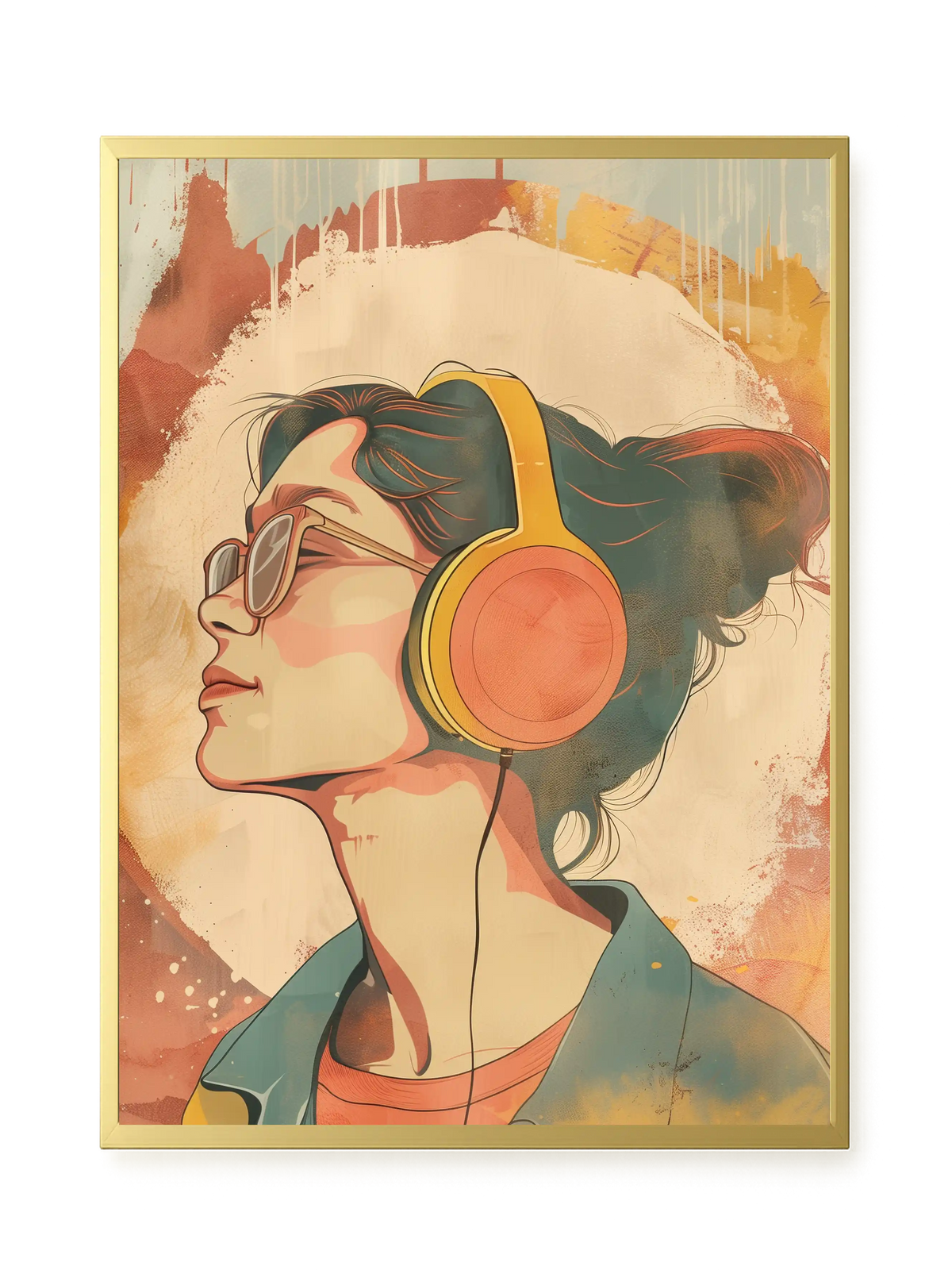 Listening Calm Canvas Wall Art