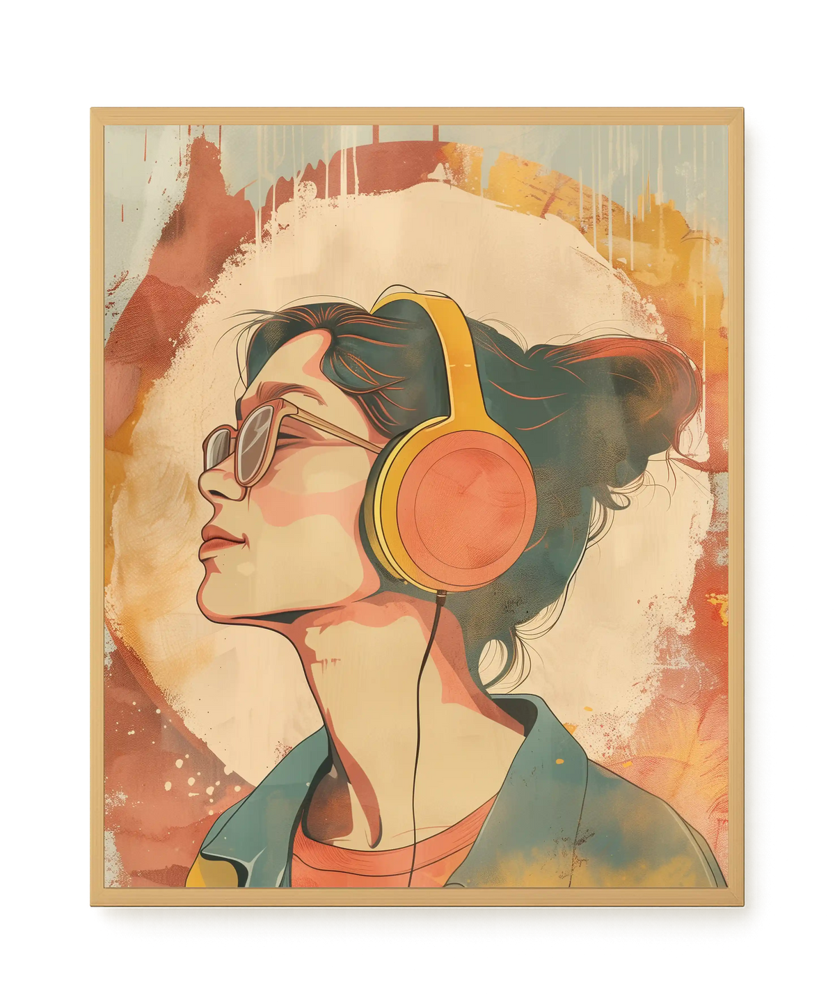 Listening Calm Canvas Wall Art