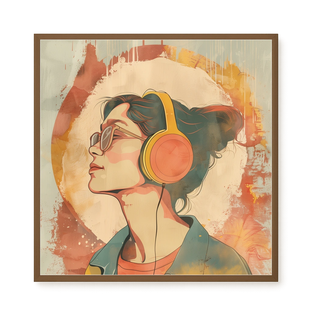 Listening Calm Canvas Wall Art
