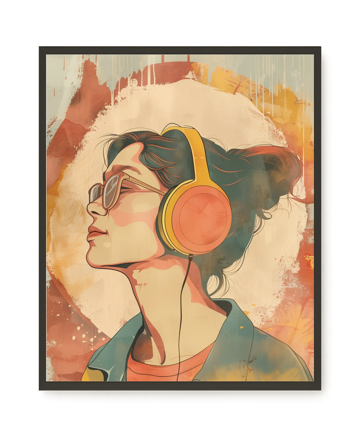 Listening Calm Canvas Wall Art