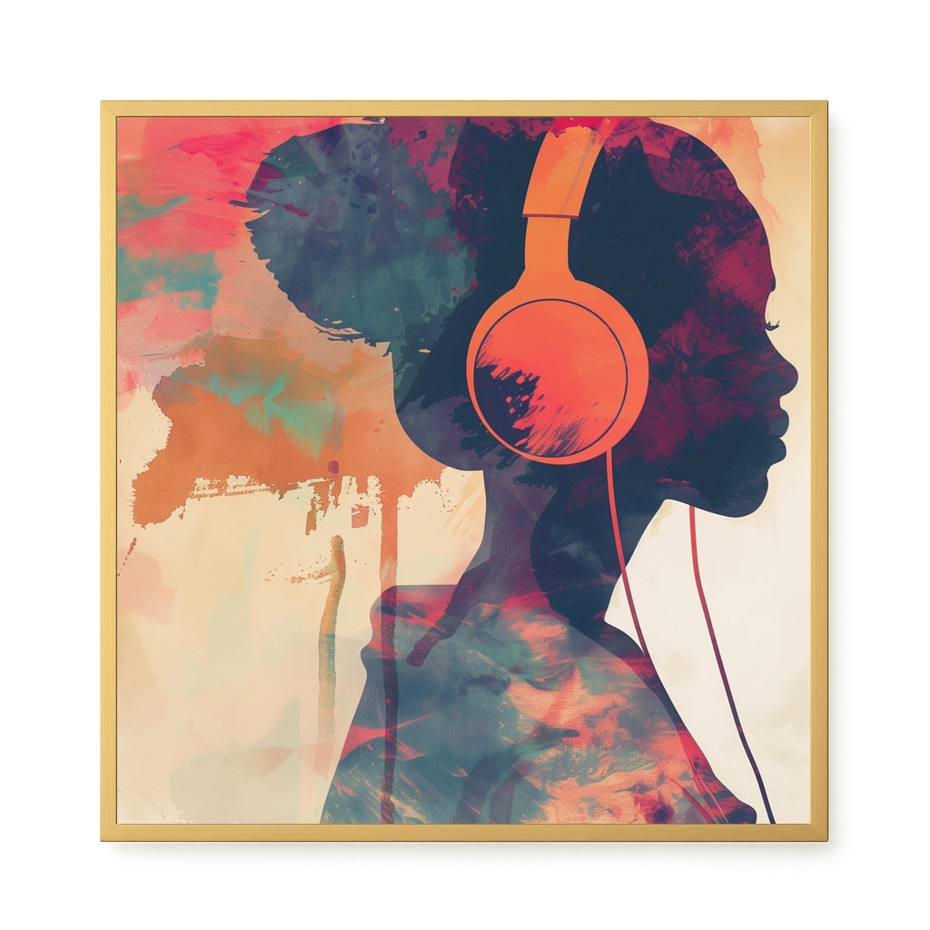 Music Profile Canvas Wall Art