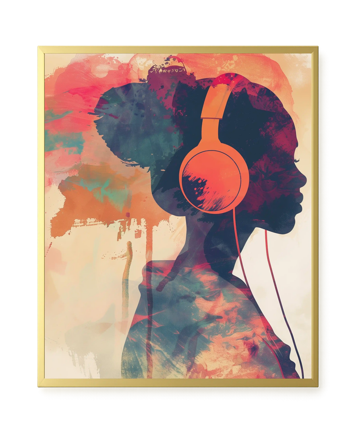 Music Profile Canvas Wall Art
