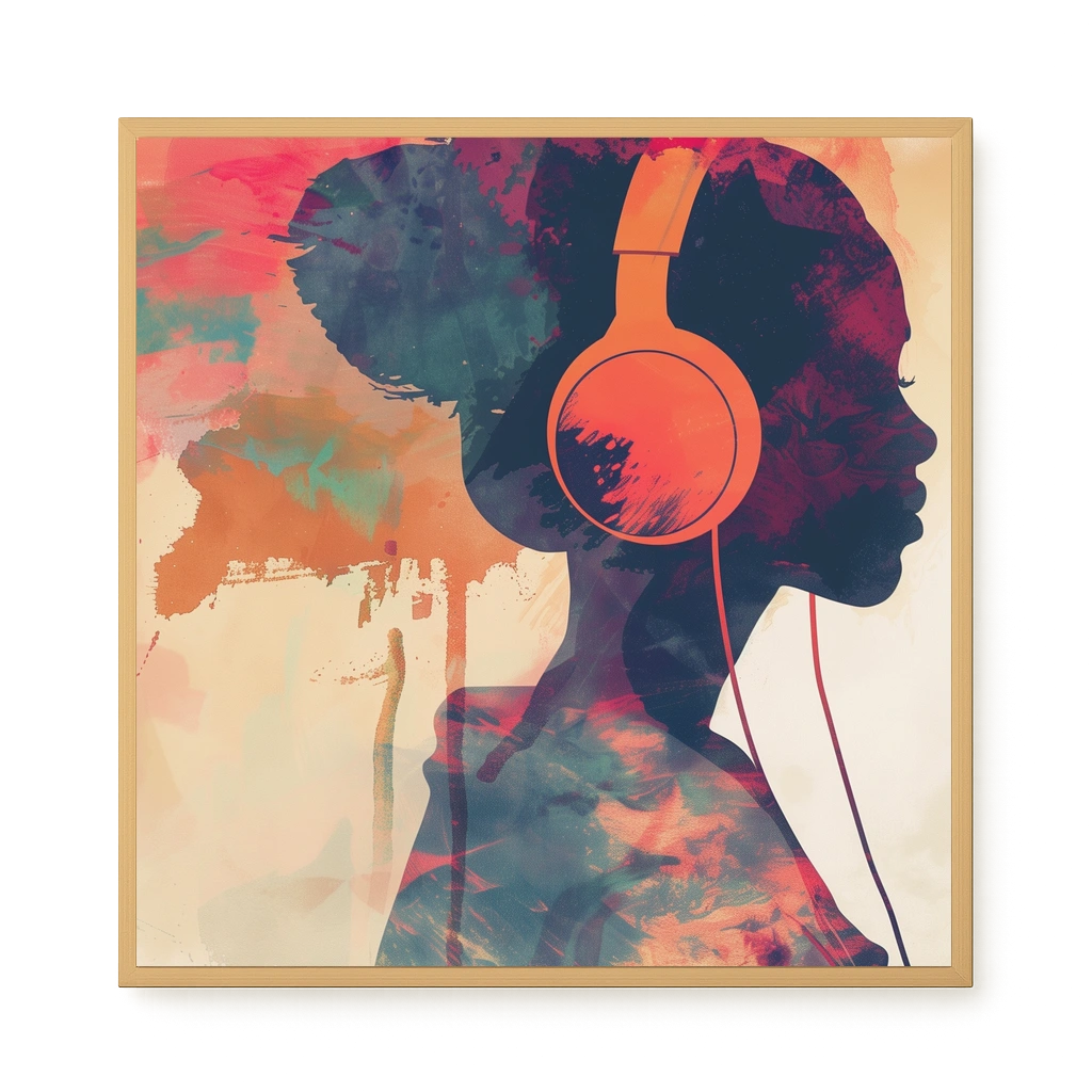 Music Profile Canvas Wall Art