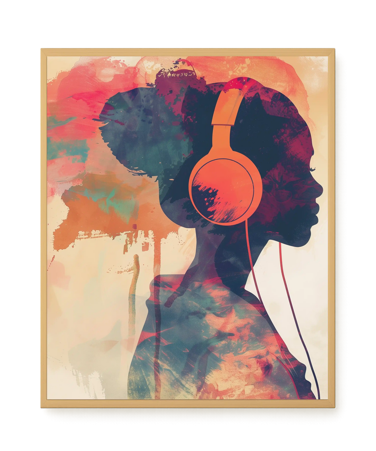 Music Profile Canvas Wall Art