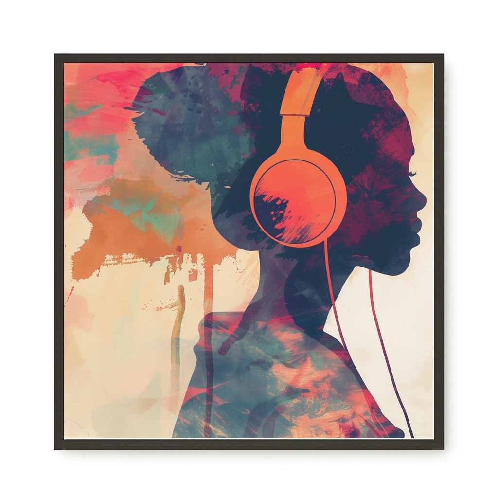 Music Profile Canvas Wall Art