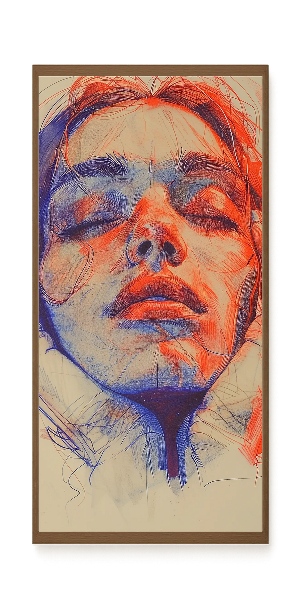 Emotional Reflection Canvas Wall Art