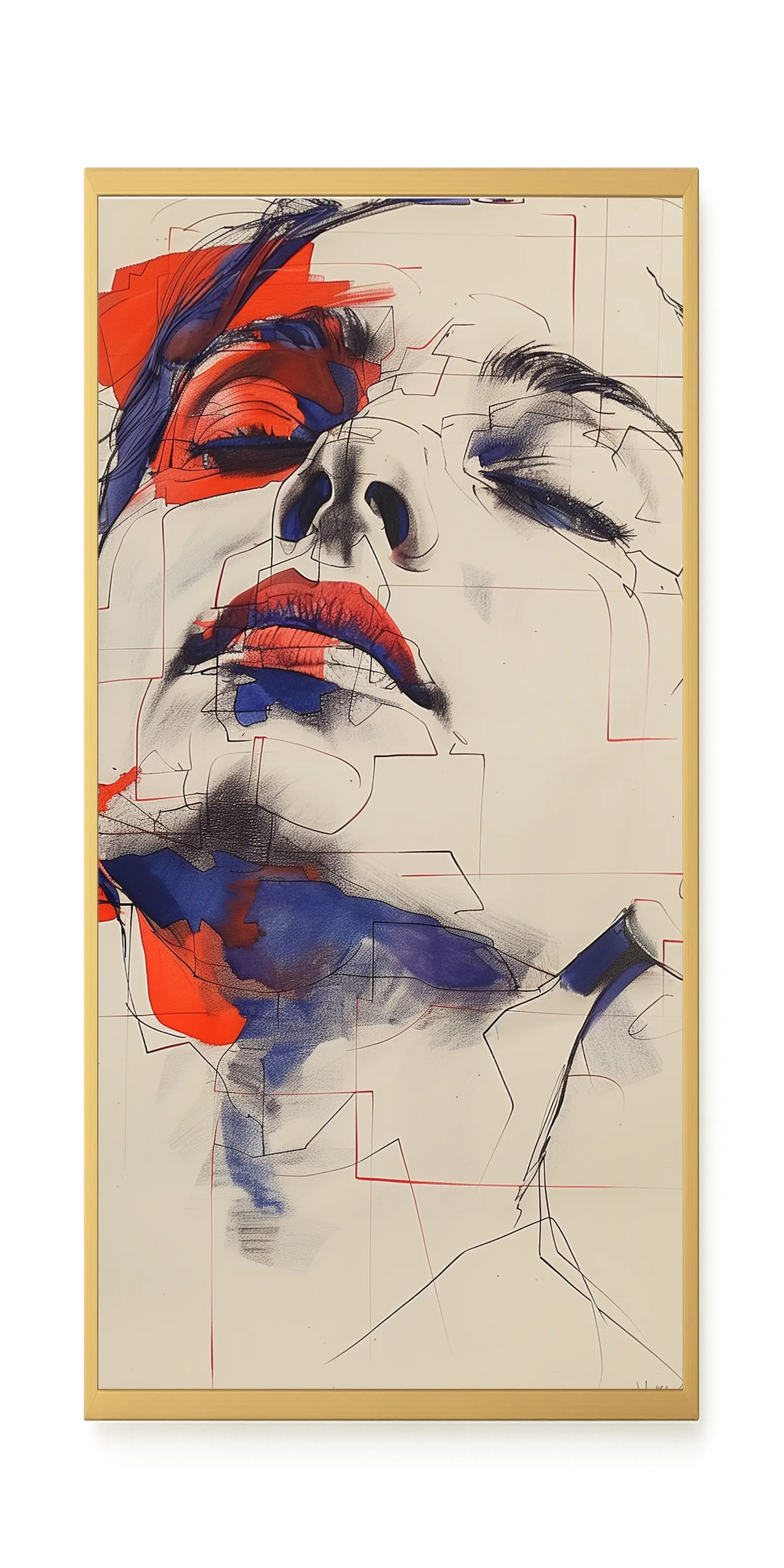 Abstract Face Canvas Print