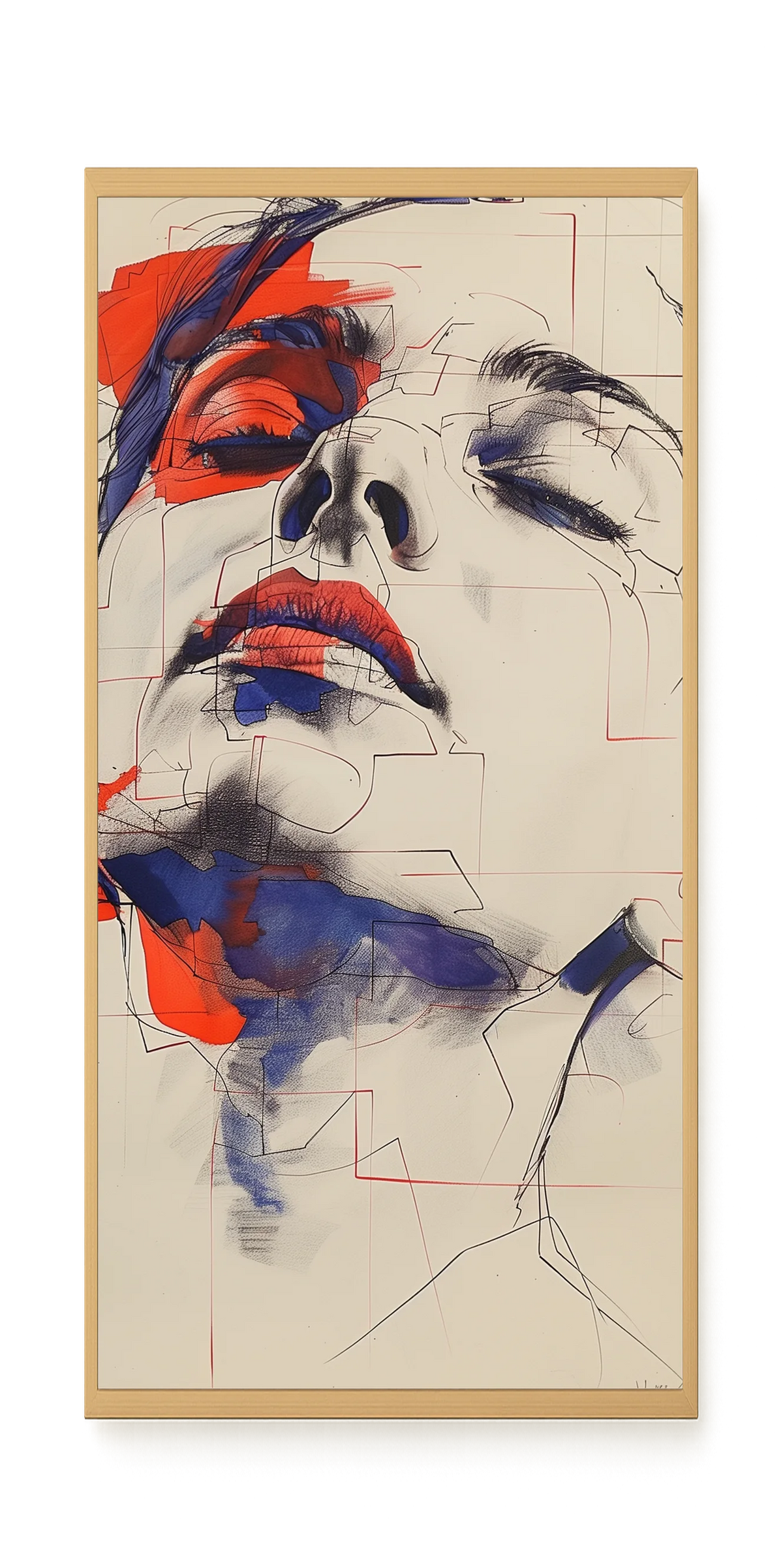 Abstract Face Canvas Print