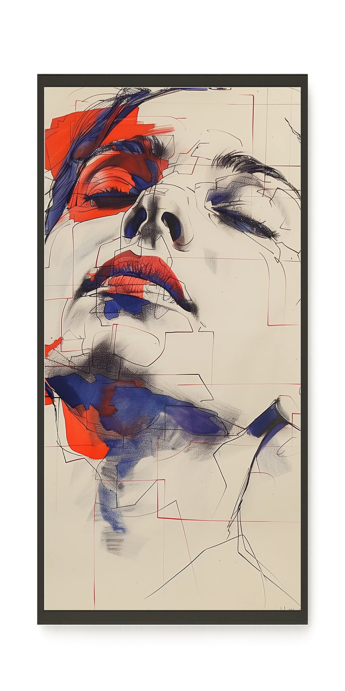 Abstract Face Canvas Print