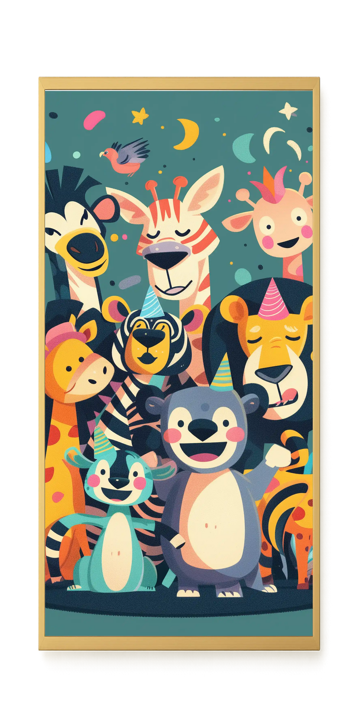 Forest Friends Canvas Wall Art