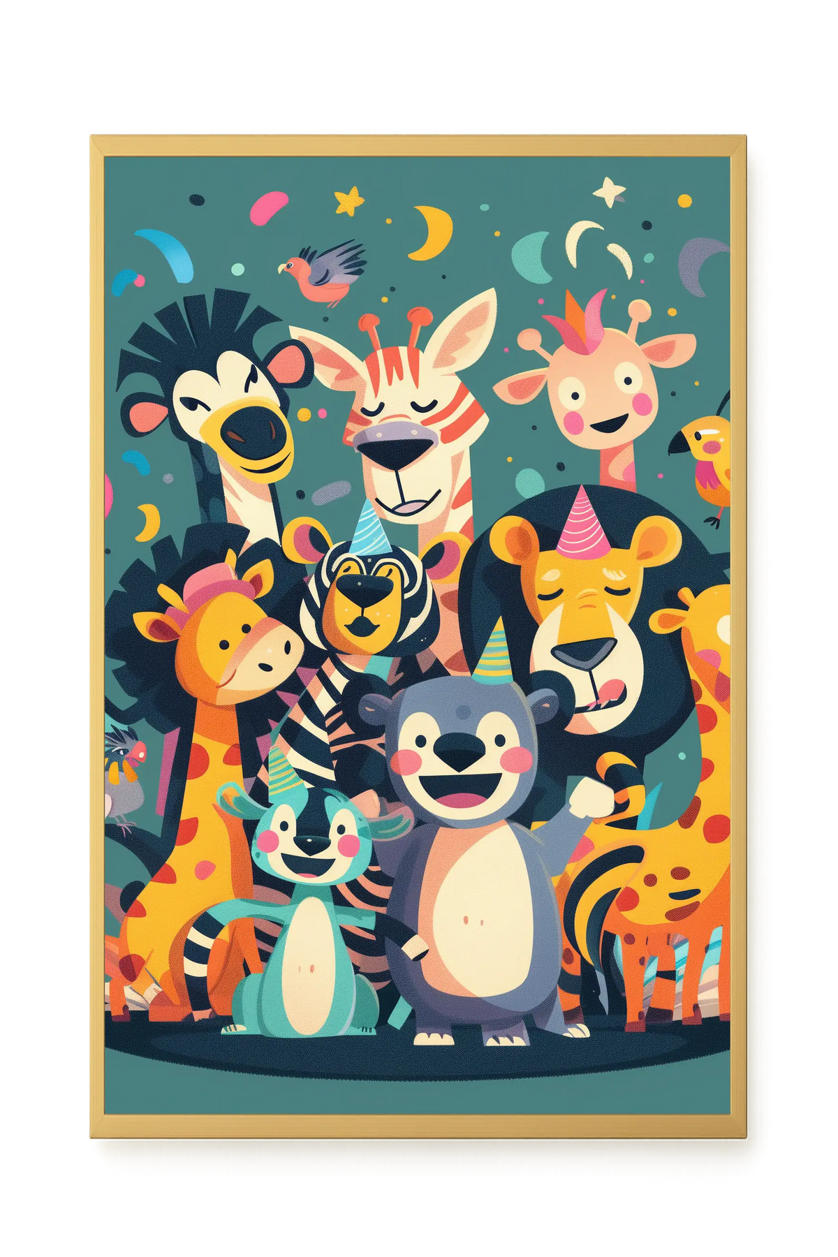 Forest Friends Canvas Wall Art
