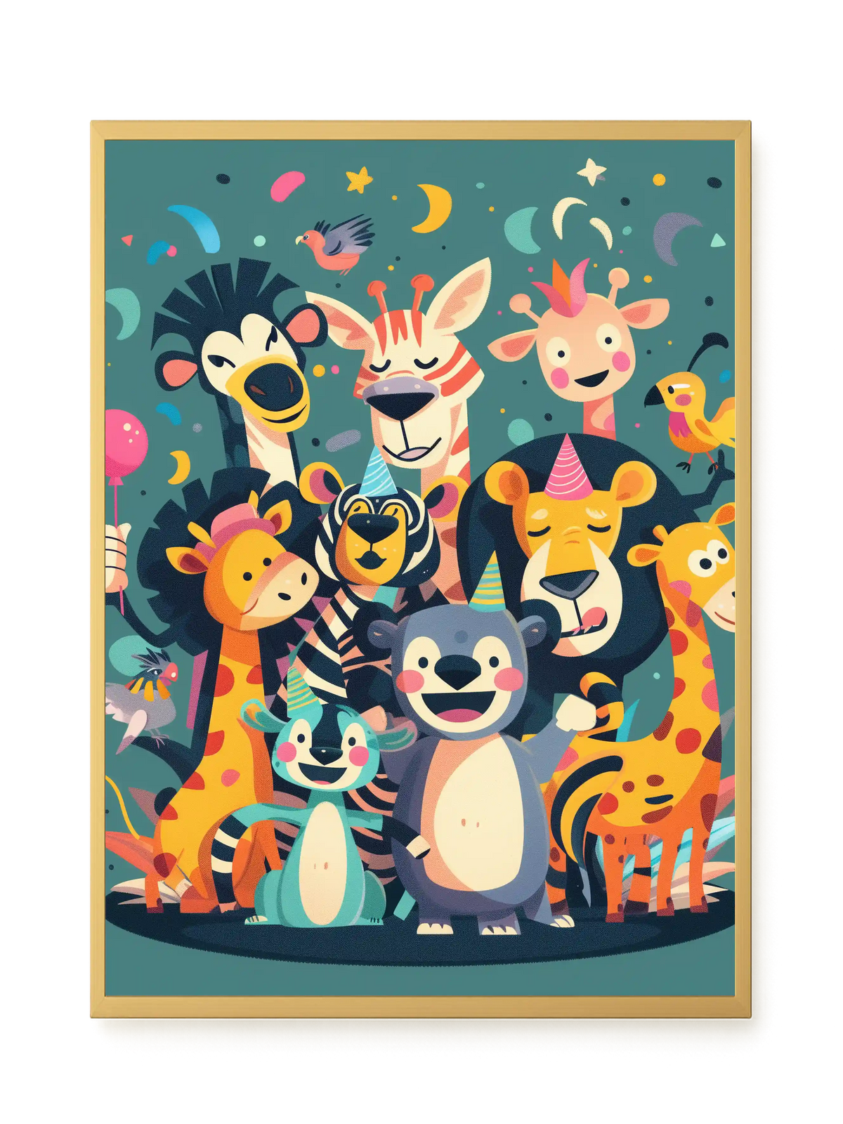 Forest Friends Canvas Wall Art
