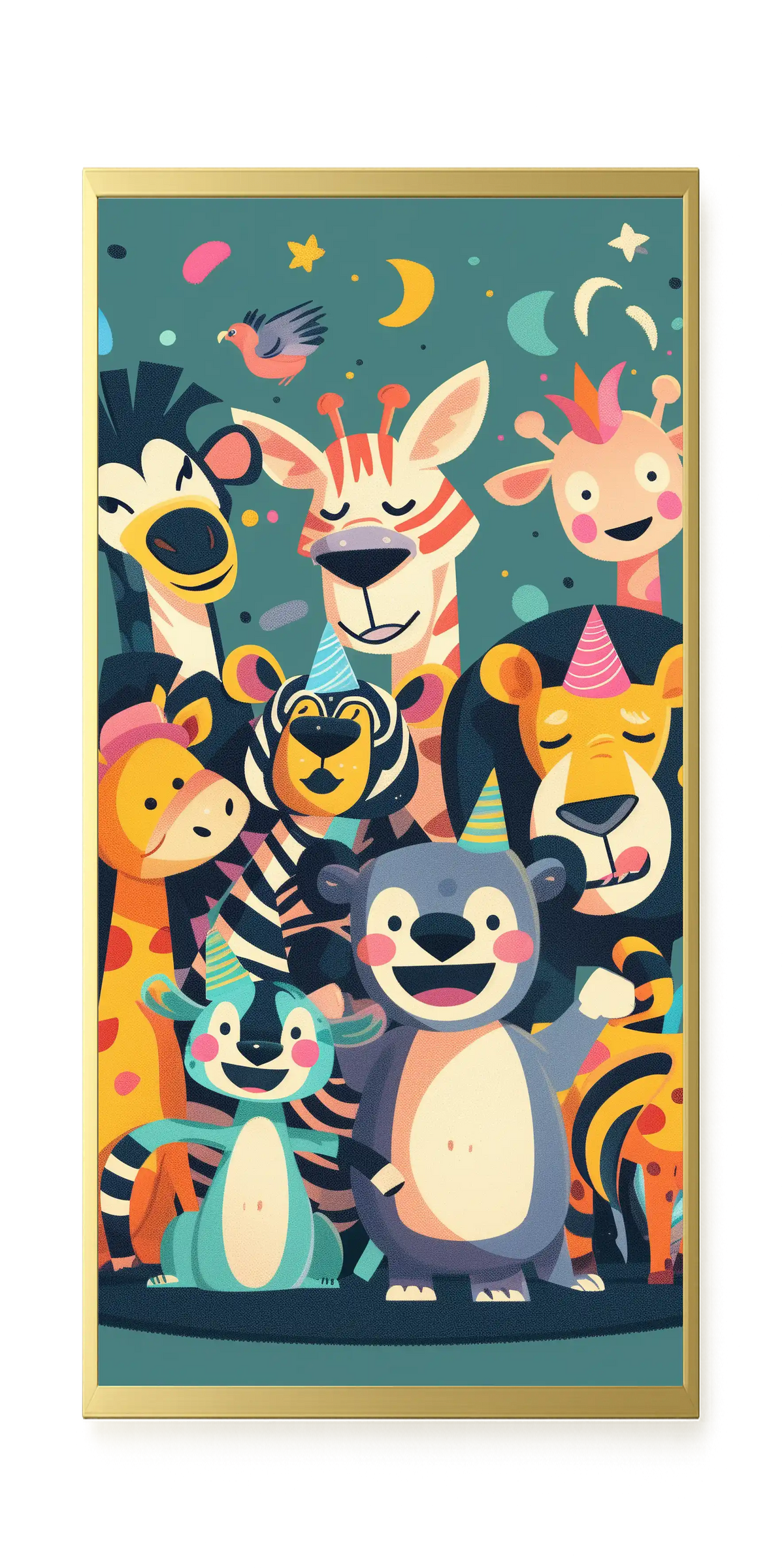 Forest Friends Canvas Wall Art