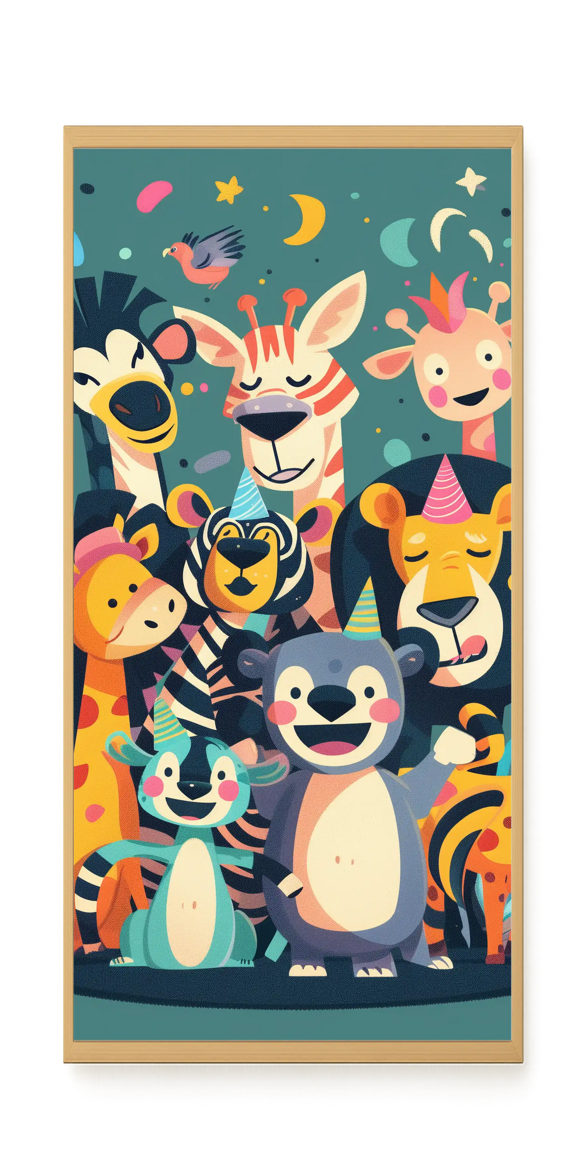 Forest Friends Canvas Wall Art